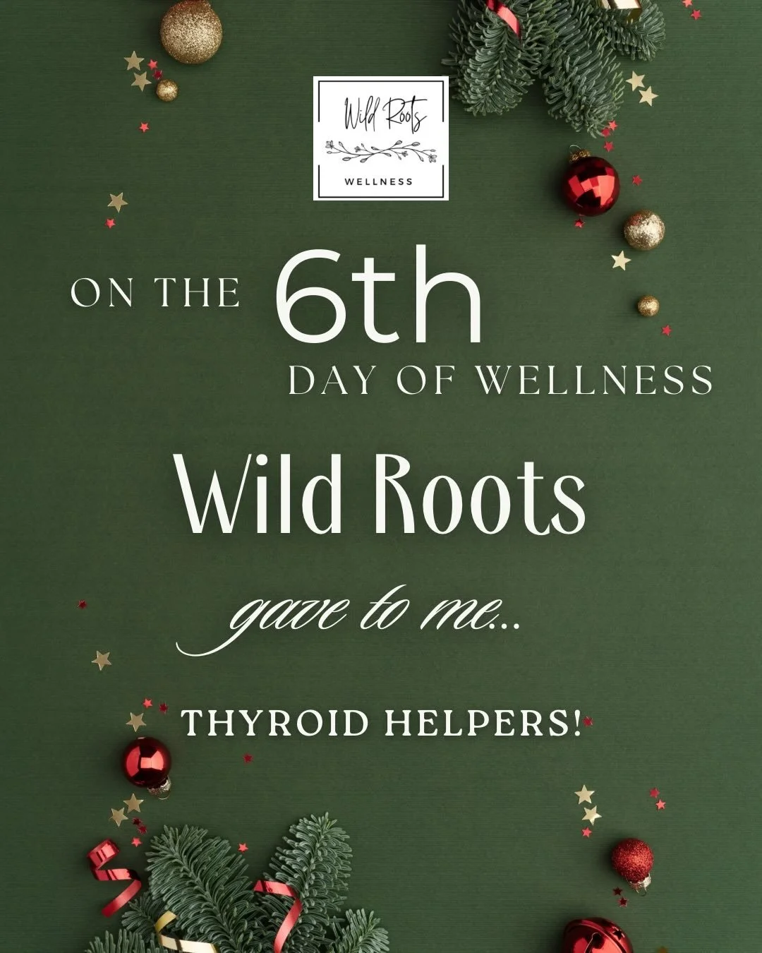 Your thyroid is your metabolism&rsquo;s engine! When it slows, weight loss becomes tougher &mdash; especially around the holidays.
Support it with iodine, selenium, and zinc (seafood, eggs, nuts).

✨ Wild Roots Wellness helps Texas clients test, trea