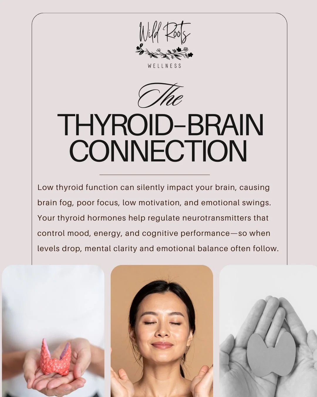 Feeling foggy, unmotivated, or emotionally off-balance? 🧠 Your thyroid might be silently sabotaging your brain function. Low thyroid hormones can affect focus, energy, and mood making everyday tasks feel harder than they should.

It doesn&rsquo;t ha