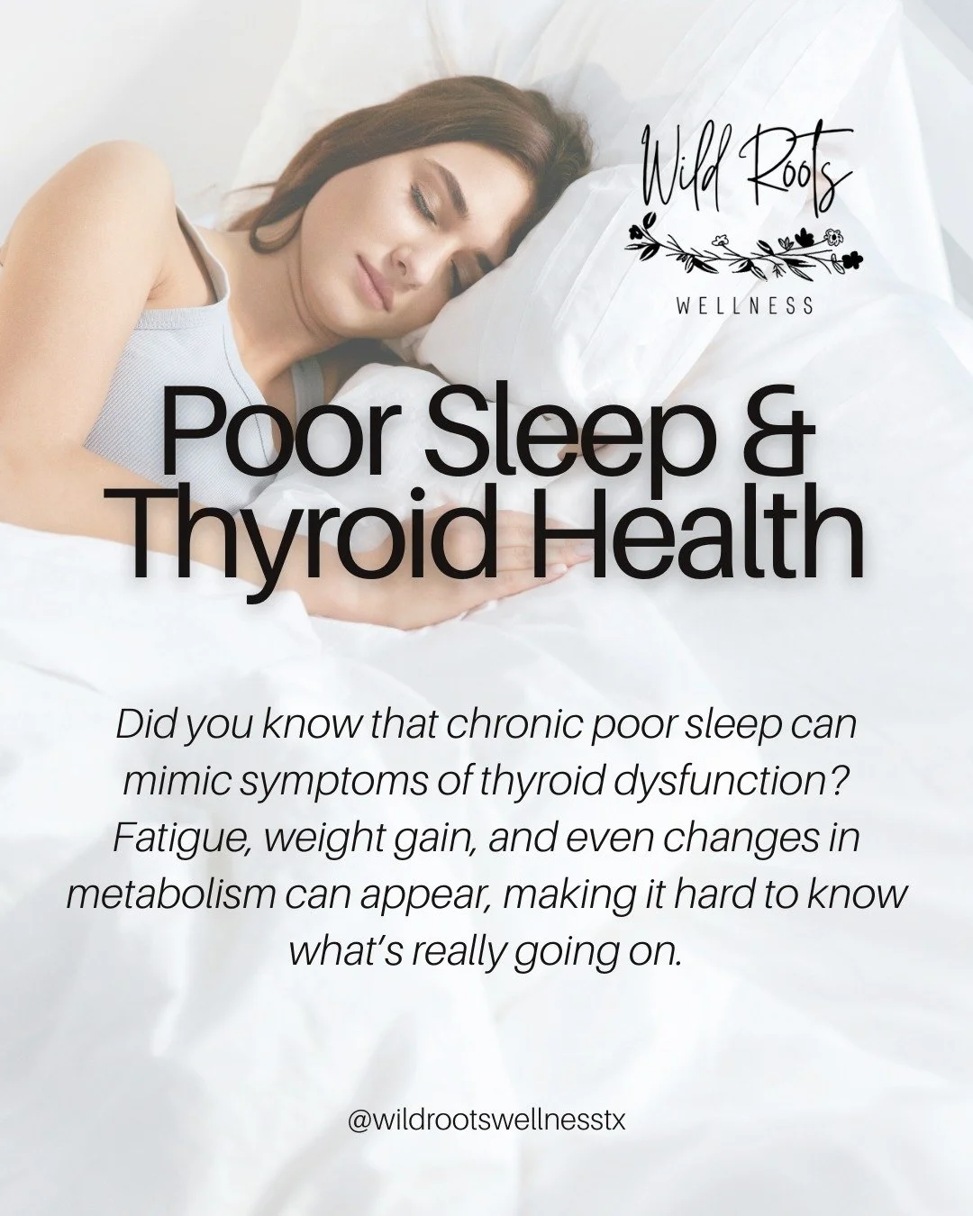 Struggling with fatigue, stubborn weight gain, or brain fog? Poor sleep might be the culprit mimicking thyroid dysfunction and messing with your metabolism.

The good news: small changes to your sleep routine can transform your energy, hormone balanc