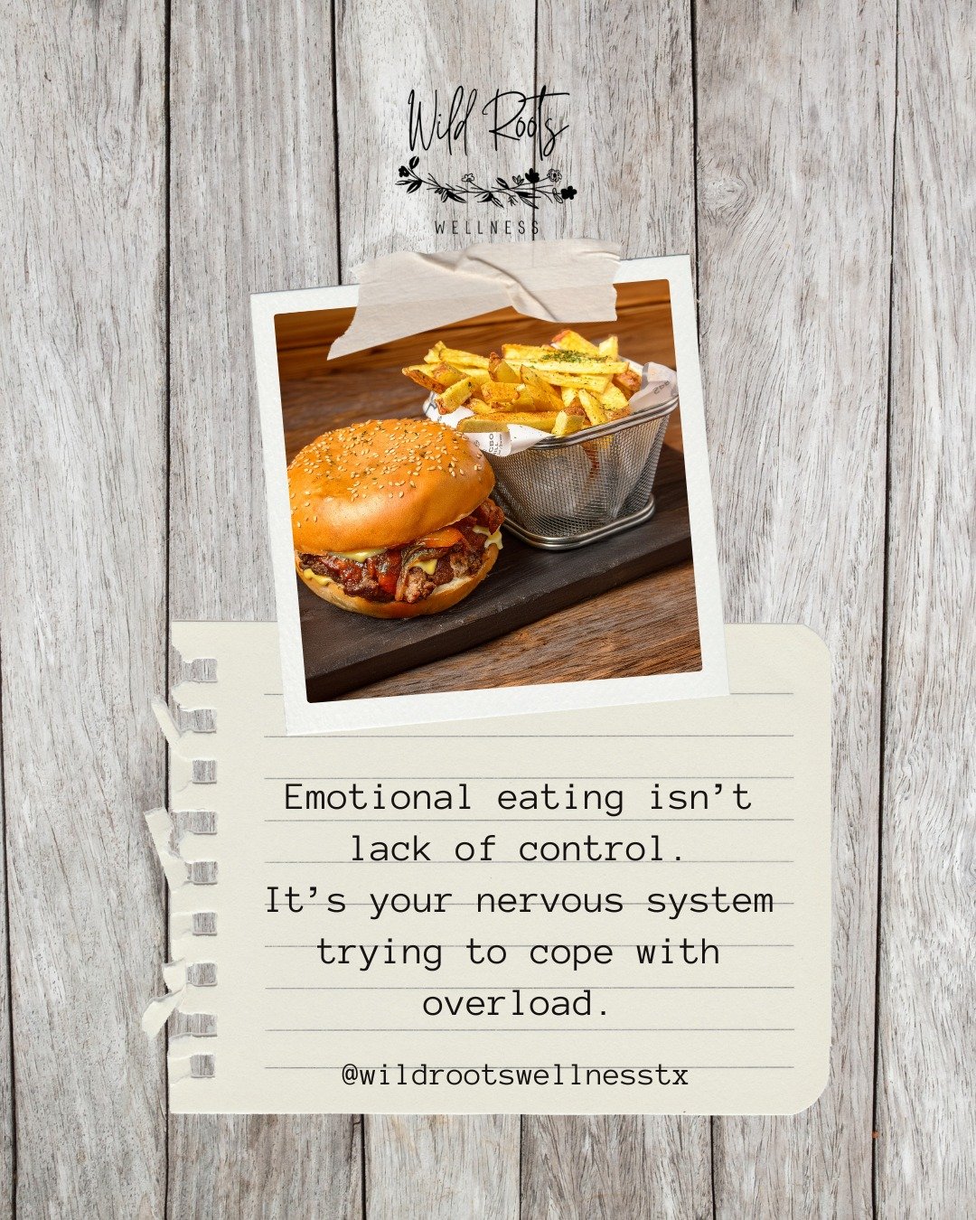 When your nervous system is overloaded, your brain shifts into a state where self-soothing becomes a survival instinct.

Cortisol spikes.
Dopamine drops.
Blood sugar becomes harder to regulate.

Your body reaches for the quickest way to create relief
