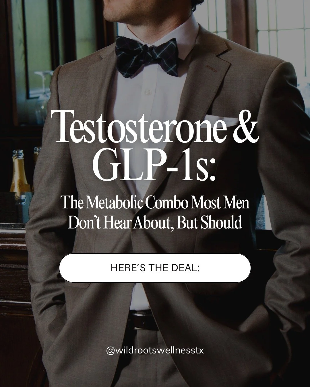 GLP-1s changed the game for fat loss.

But if you&rsquo;re a man in your 40s or 50s, there&rsquo;s a second layer most protocols miss.

Because while these meds suppress appetite and improve insulin response,
they also suppress testosterone productio