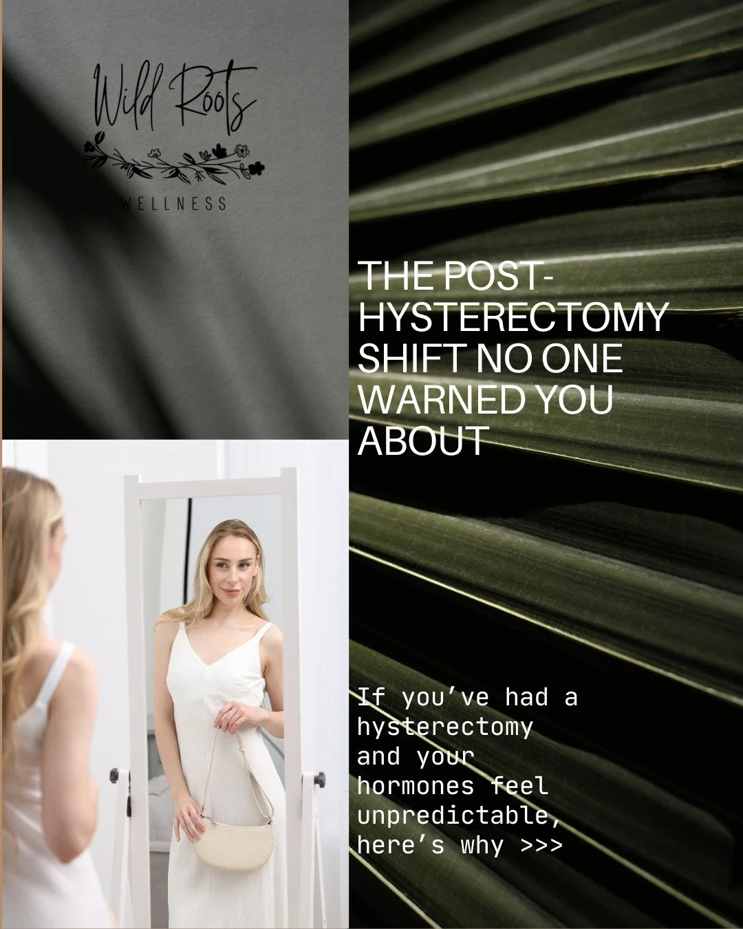 There's a myth that hysterectomy either stops your hormones completely or leaves them untouched.

The truth is more nuanced.
If your ovaries were removed (oophorectomy), you went into surgical menopause. Your estrogen, progesterone, and testosterone 