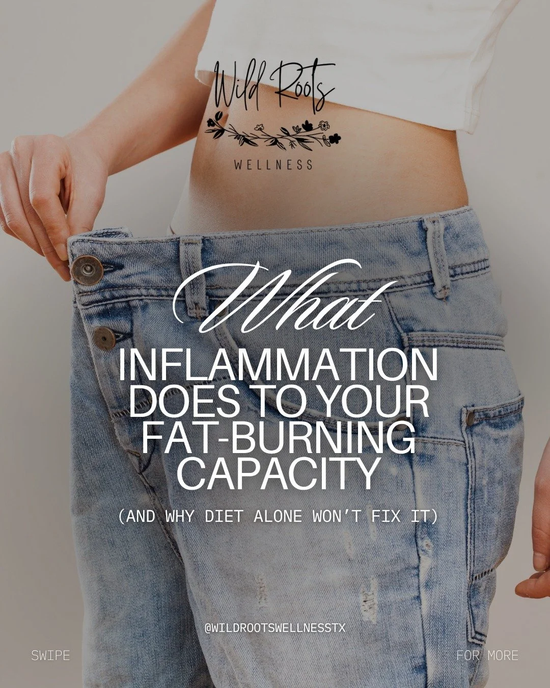 If you&rsquo;re doing everything &ldquo;right&rdquo; and still not seeing fat loss, metabolism may not be the problem.
Inflammation might be.

Here&rsquo;s how it works:
&rarr; Inflammation signals the body that something&rsquo;s wrong.
&rarr; In res