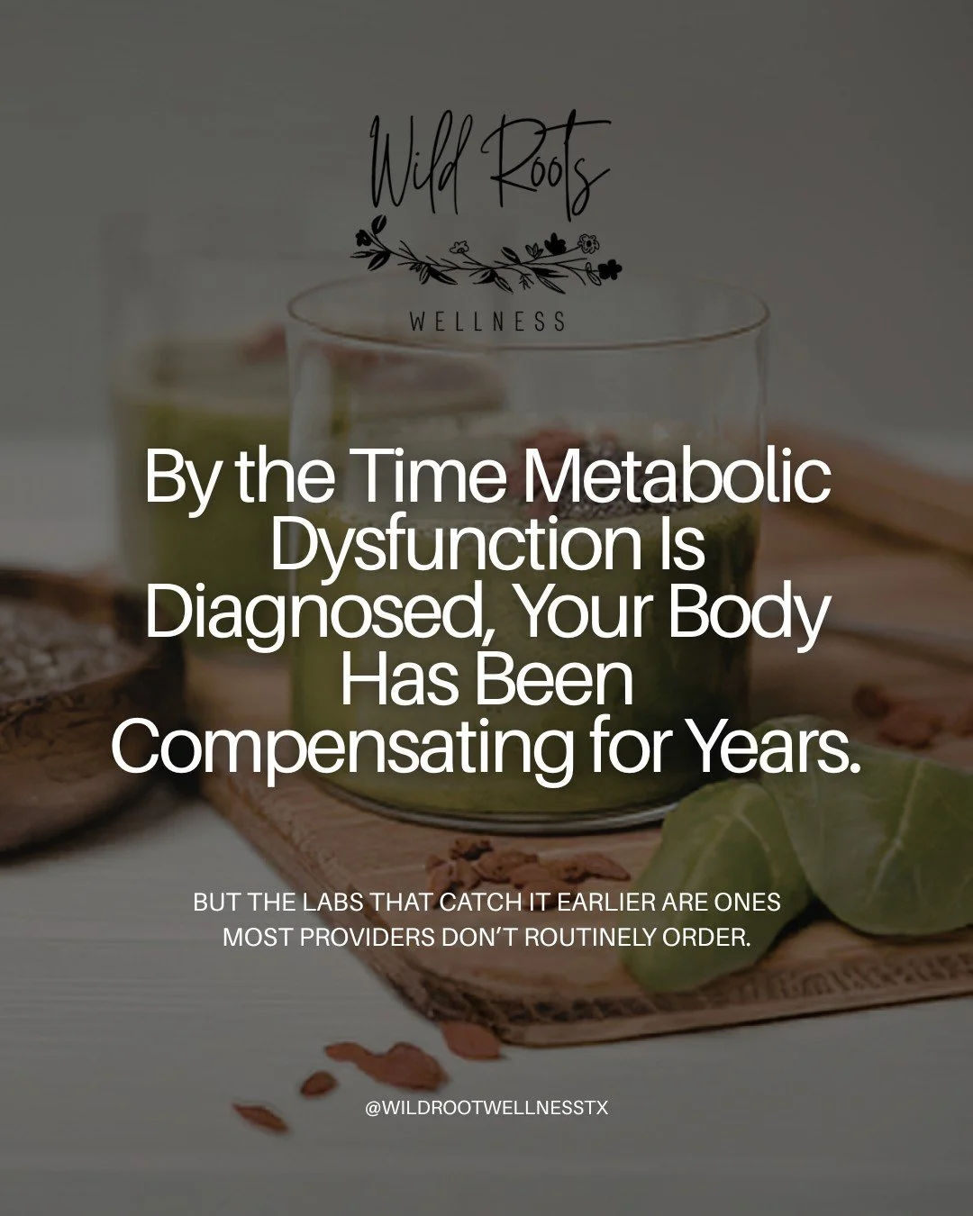Most routine lab panels are designed to confirm when a problem already exists.

But metabolic health usually shifts long before that point.

During the early stages, the body works harder behind the scenes to keep blood sugar stable. Standard markers