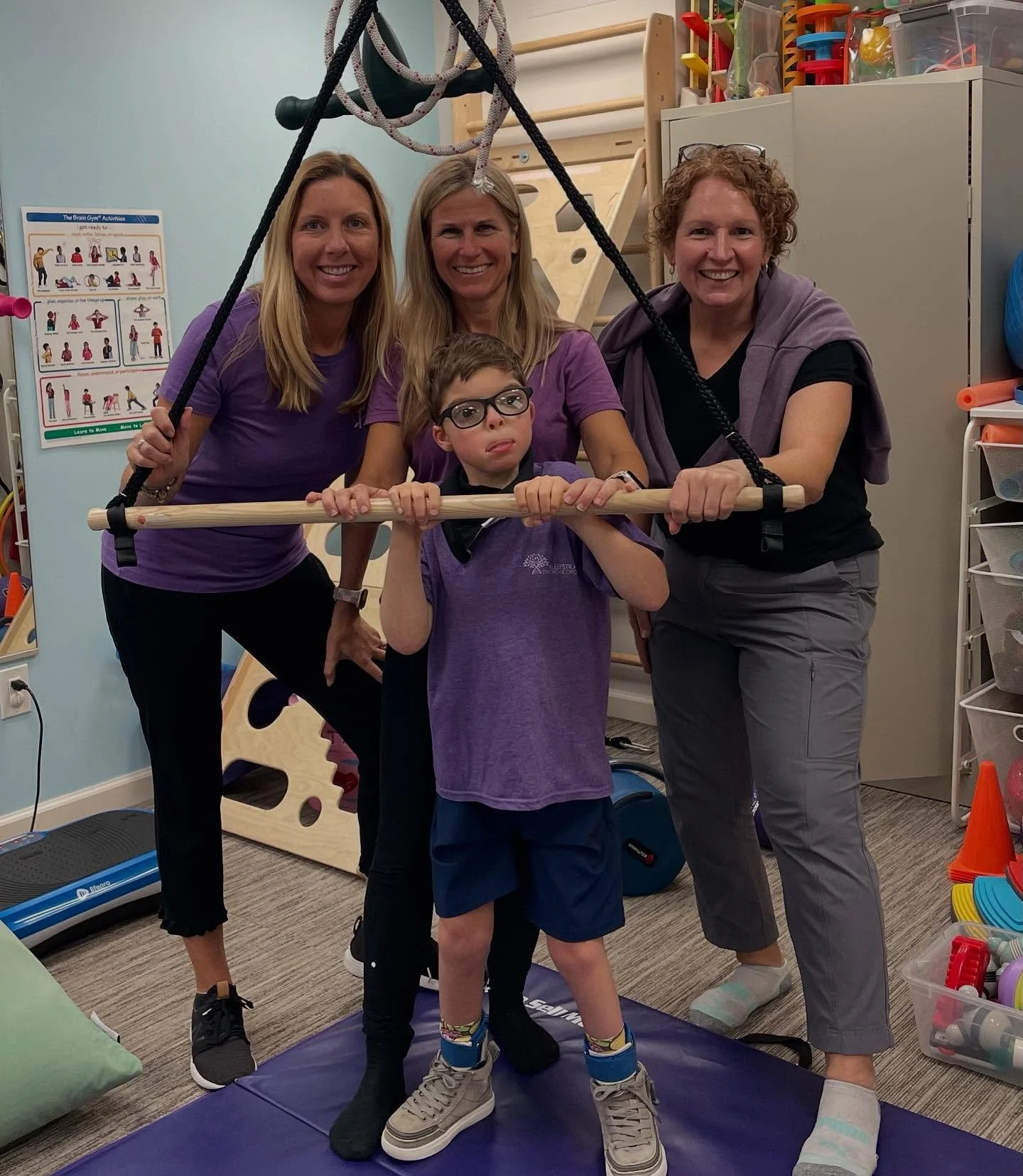 💜Today we&rsquo;re shining a light on Kleefstra Syndrome Awareness Day 💜
At OT Time, we are honored to support children and families with rare conditions like Kleefstra Syndrome. Each child brings their own strengths, joy, and resilience that inspi