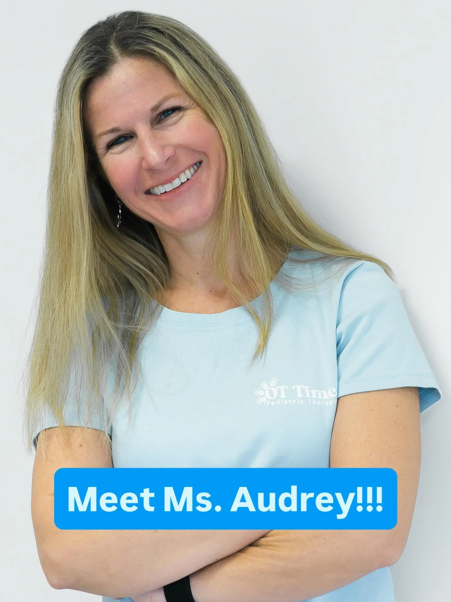 October is PT month! This month we are highlighting OT Time&rsquo;s top-notch PT Ms Audrey! Audrey joined OT Time two years ago and has been an amazing addition to our team. She has over 25 years experience as a pediatric PT. Audrey&lsquo;s therapy s