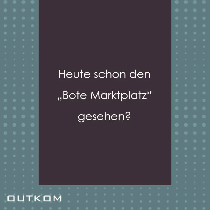 Gleich zwei meiner Kunden profitieren dank einer Publireportage im 2024 im heutigen Boten von einem Marktplatzbeitrag.

M&ouml;chten auch Sie mehr Pr&auml;senz f&uuml;r Ihre Unternehmung? Melden Sie sich gerne f&uuml;r eine unverbindliche Beratung.


