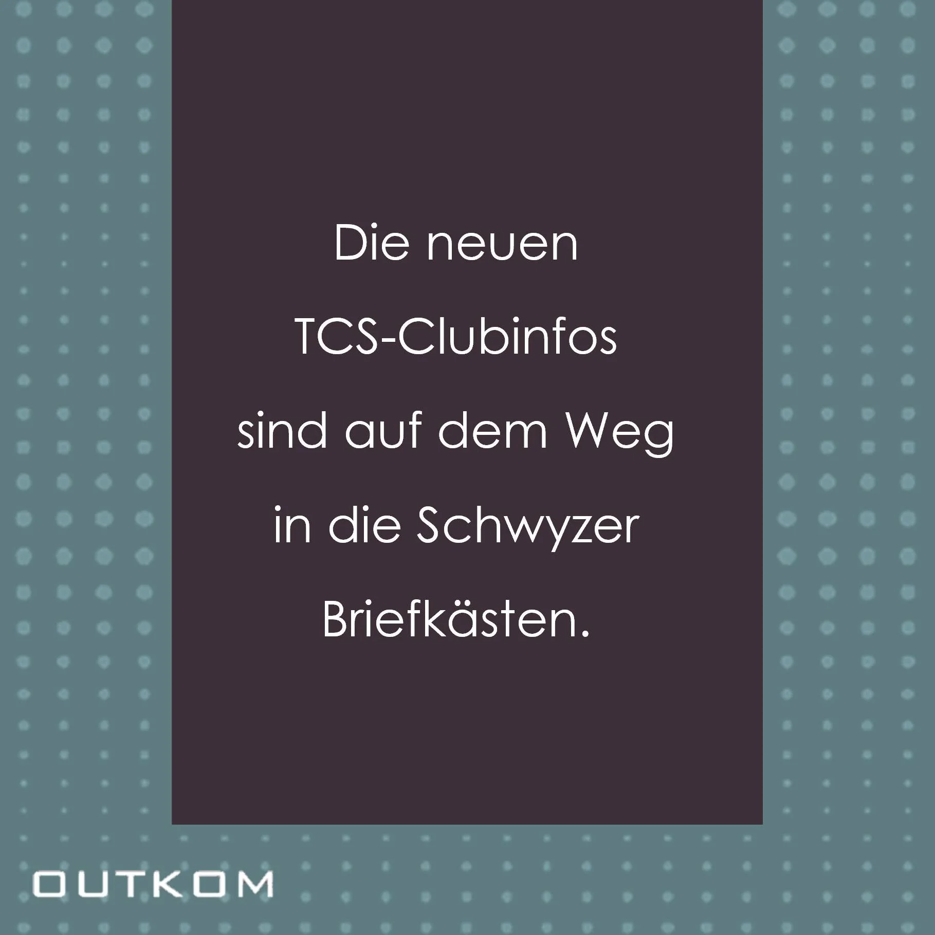 Schon ganz bald ist die neuste Ausgabe der TCS-Clubinfos Sektion Schwyz in den Schwyzer Briefk&auml;sten! 😎 Vielen Dank f&uuml;r den sch&ouml;nen Auftrag!