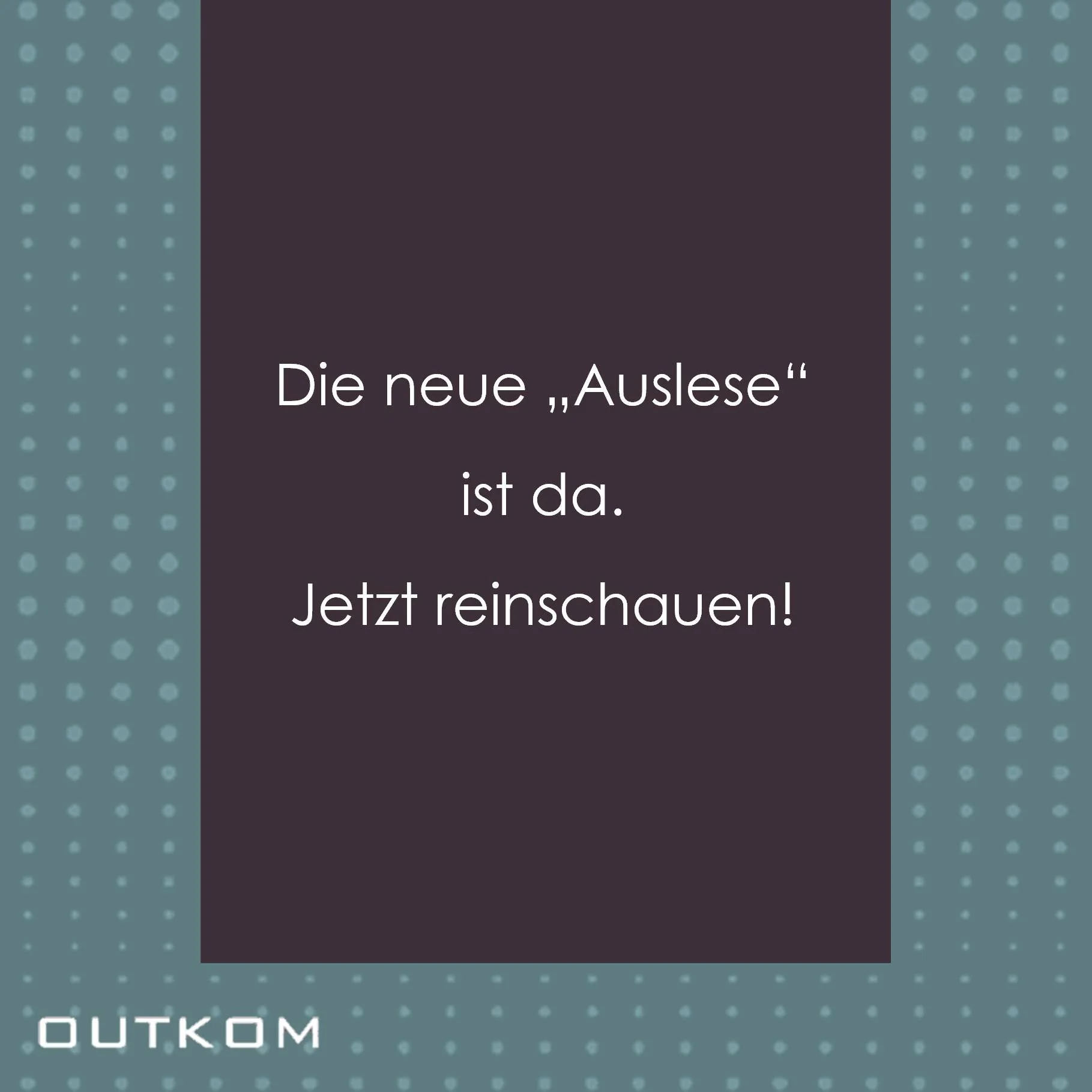 Die neue "Auslese" ist da! Jetzt unbedingt direkt reinschauen:

https://h-i-sz.ch/wp-content/uploads/2026/04/Auslese-April-2026.pdf