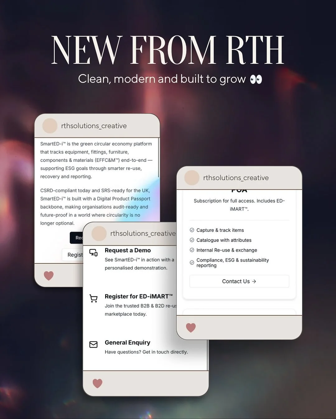 💻 New client website live!

We had the pleasure of designing and building the new site for SmartED-i&trade;️&mdash; a company doing great work in the circular economy and sustainability space 🌱

We kept it clean, modern, and easy to use, with SEO a