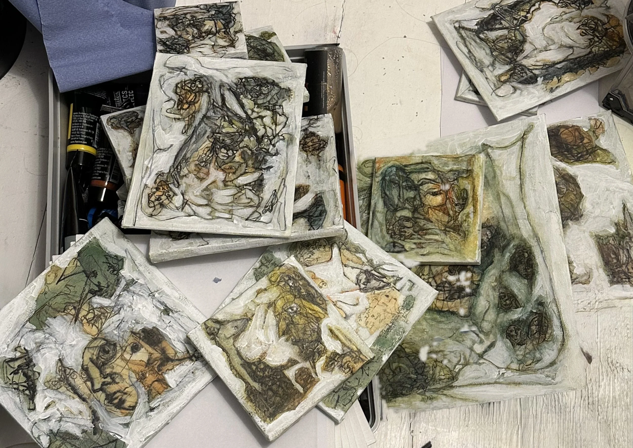 Various selection of work from the Pareidolia series. Please contact if you wish to see more examples.