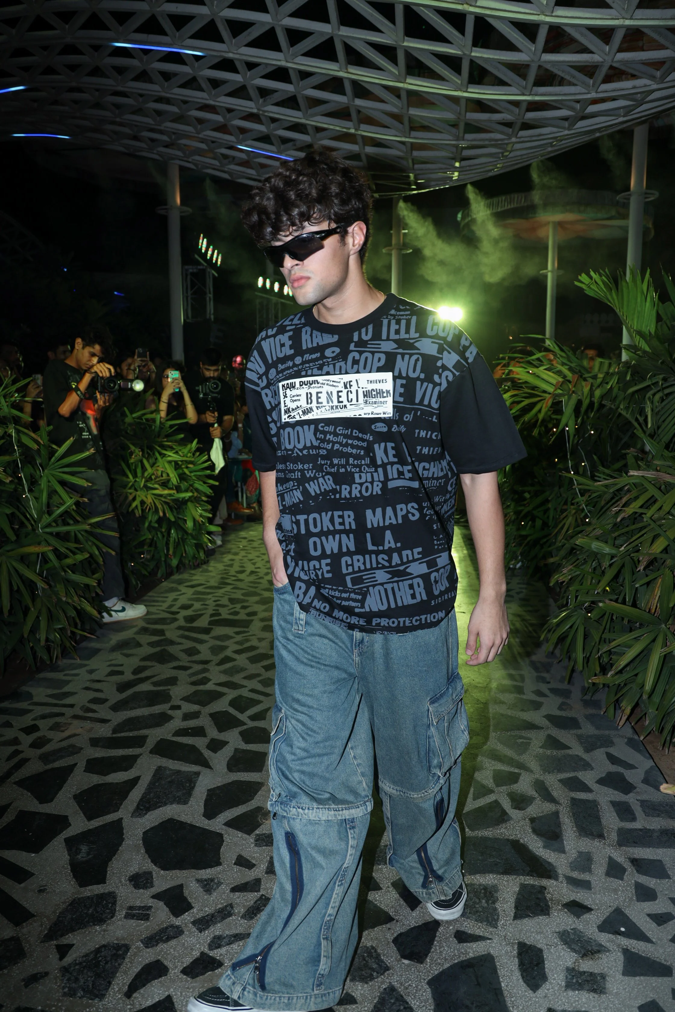 Model showcasing a couture gown at Luxe Legacy Show Season 1 in Jaipur