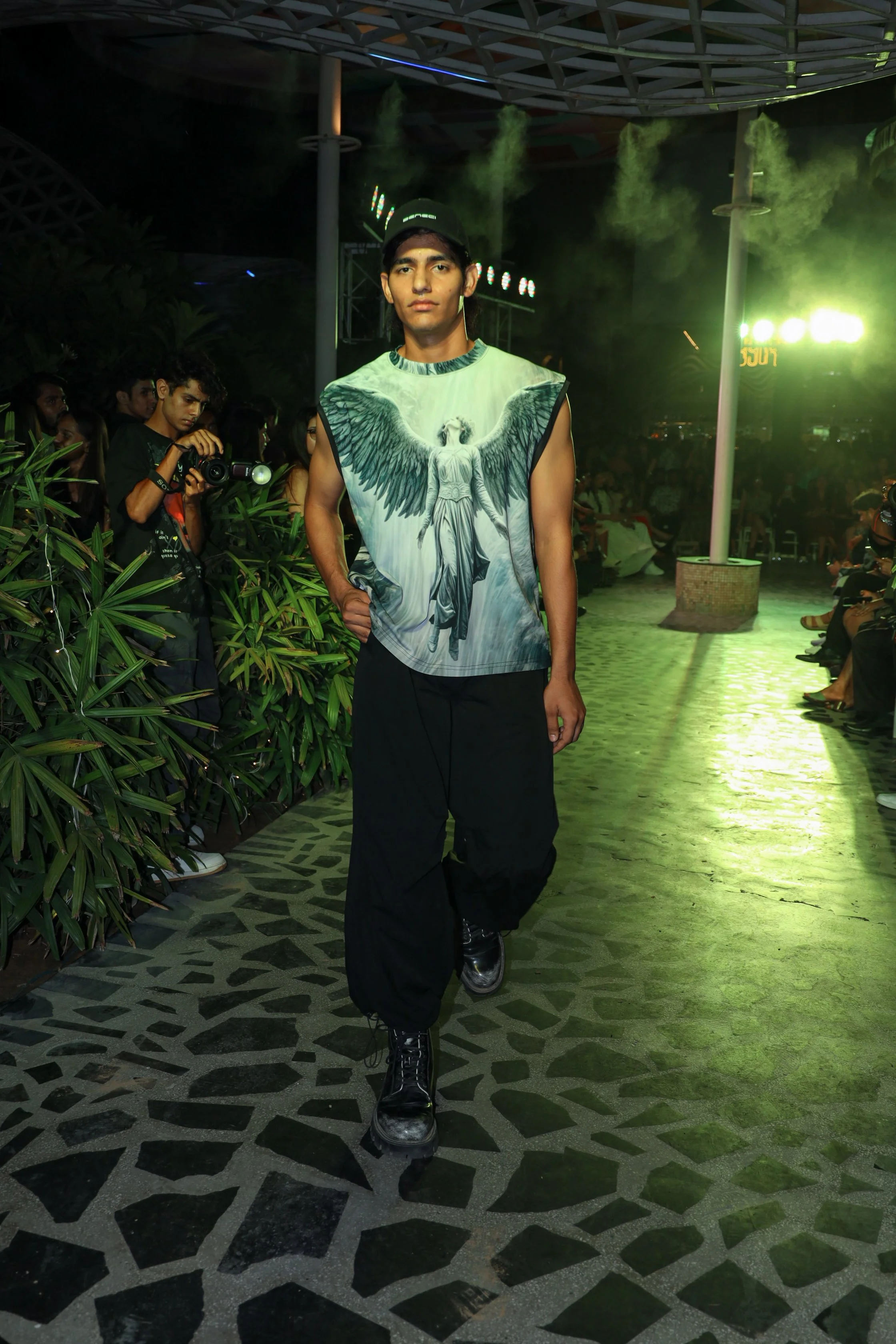 Model showcasing a couture gown at Luxe Legacy Show Season 1 in Jaipur