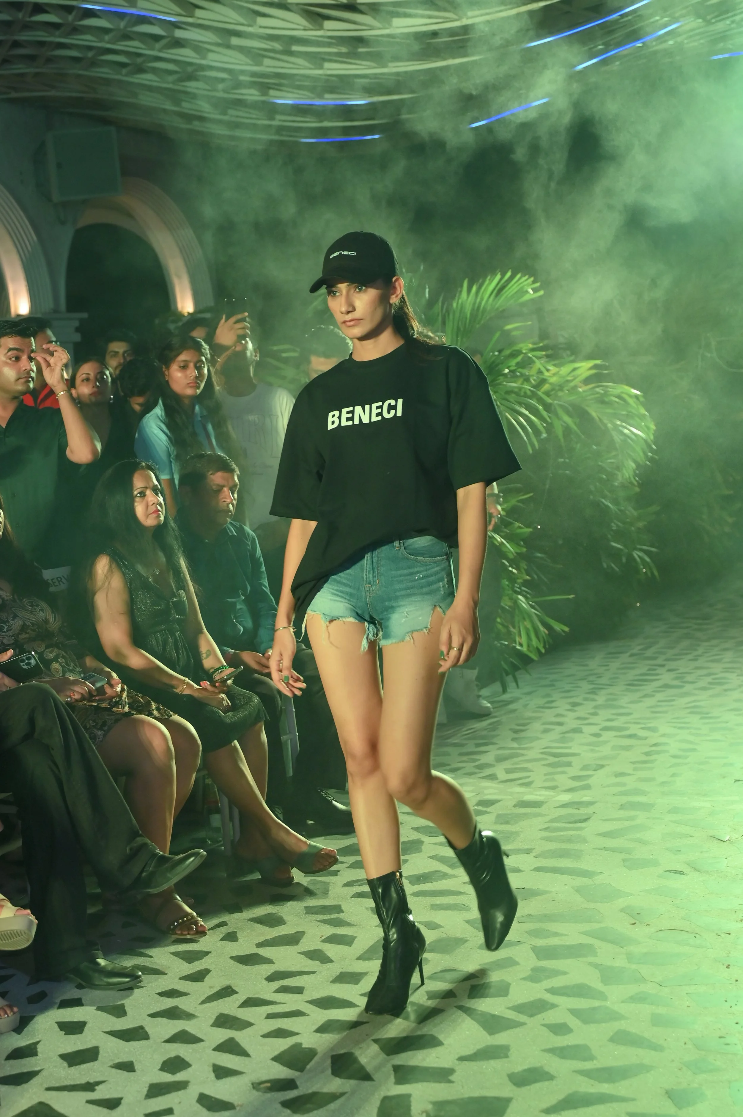 Model showcasing a couture gown at Luxe Legacy Show Season 1 in Jaipur