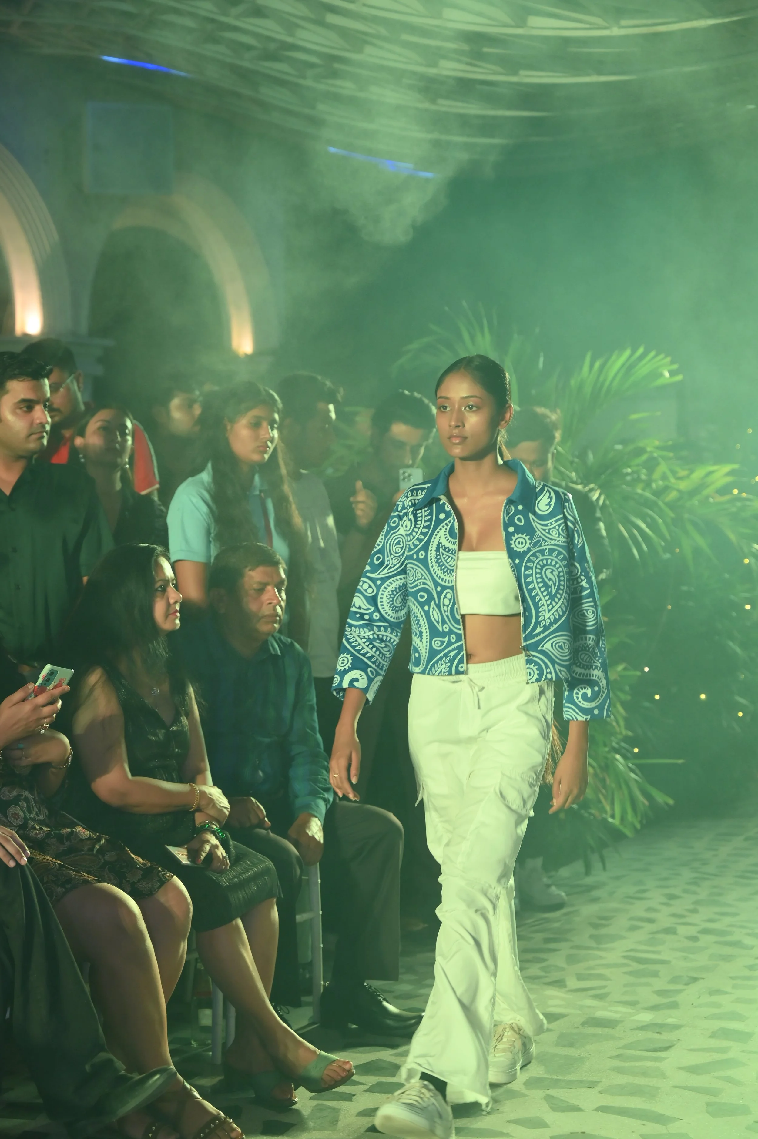 Model showcasing a couture gown at Luxe Legacy Show Season 1 in Jaipur