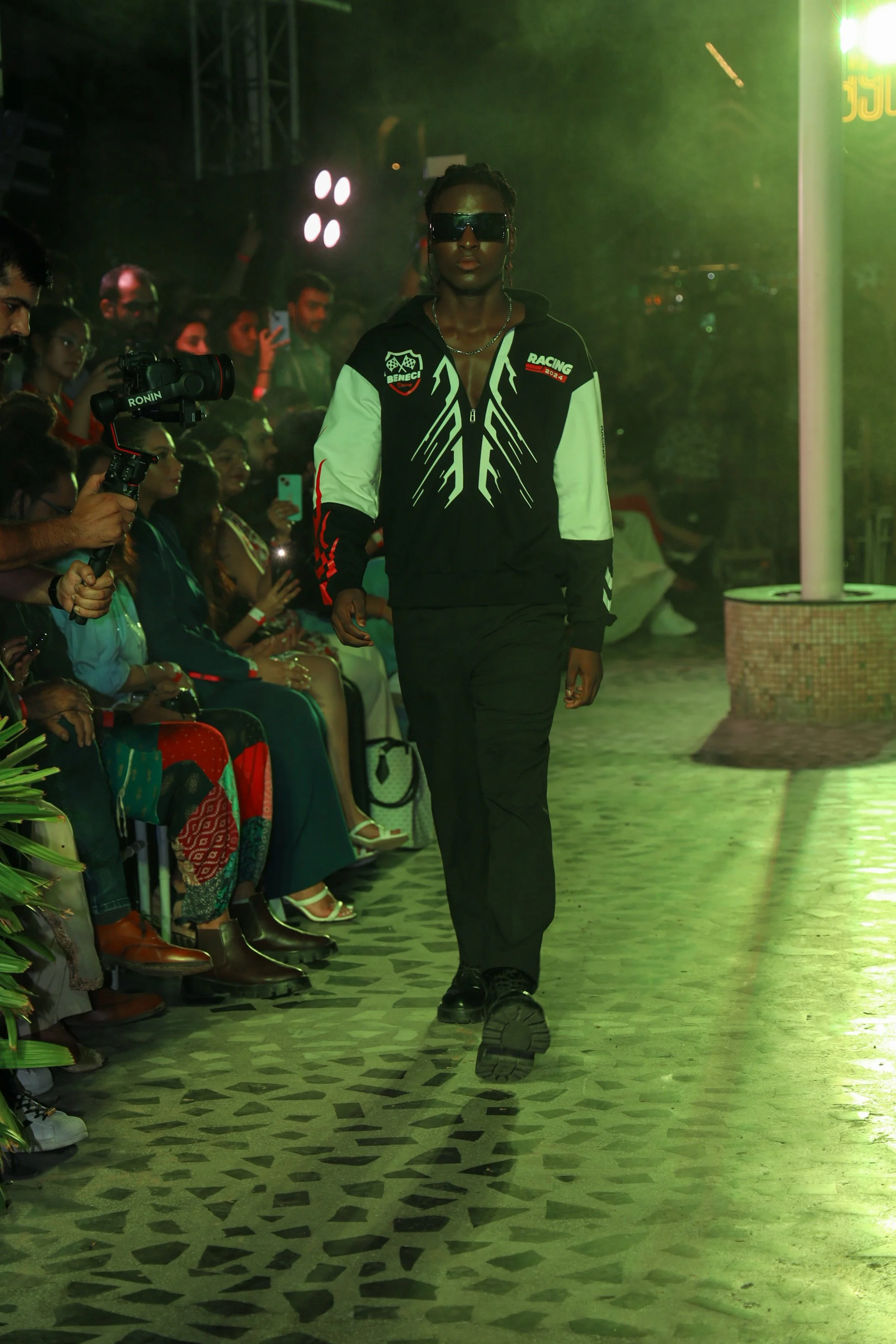 Model showcasing a couture gown at Luxe Legacy Show Season 1 in Jaipur