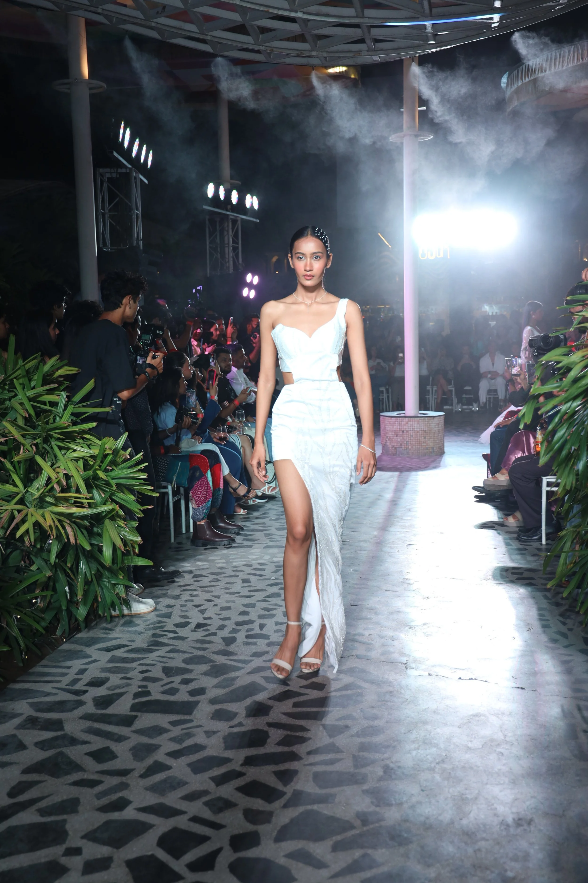 Model showcasing a couture gown at Luxe Legacy Show Season 1 in Jaipur