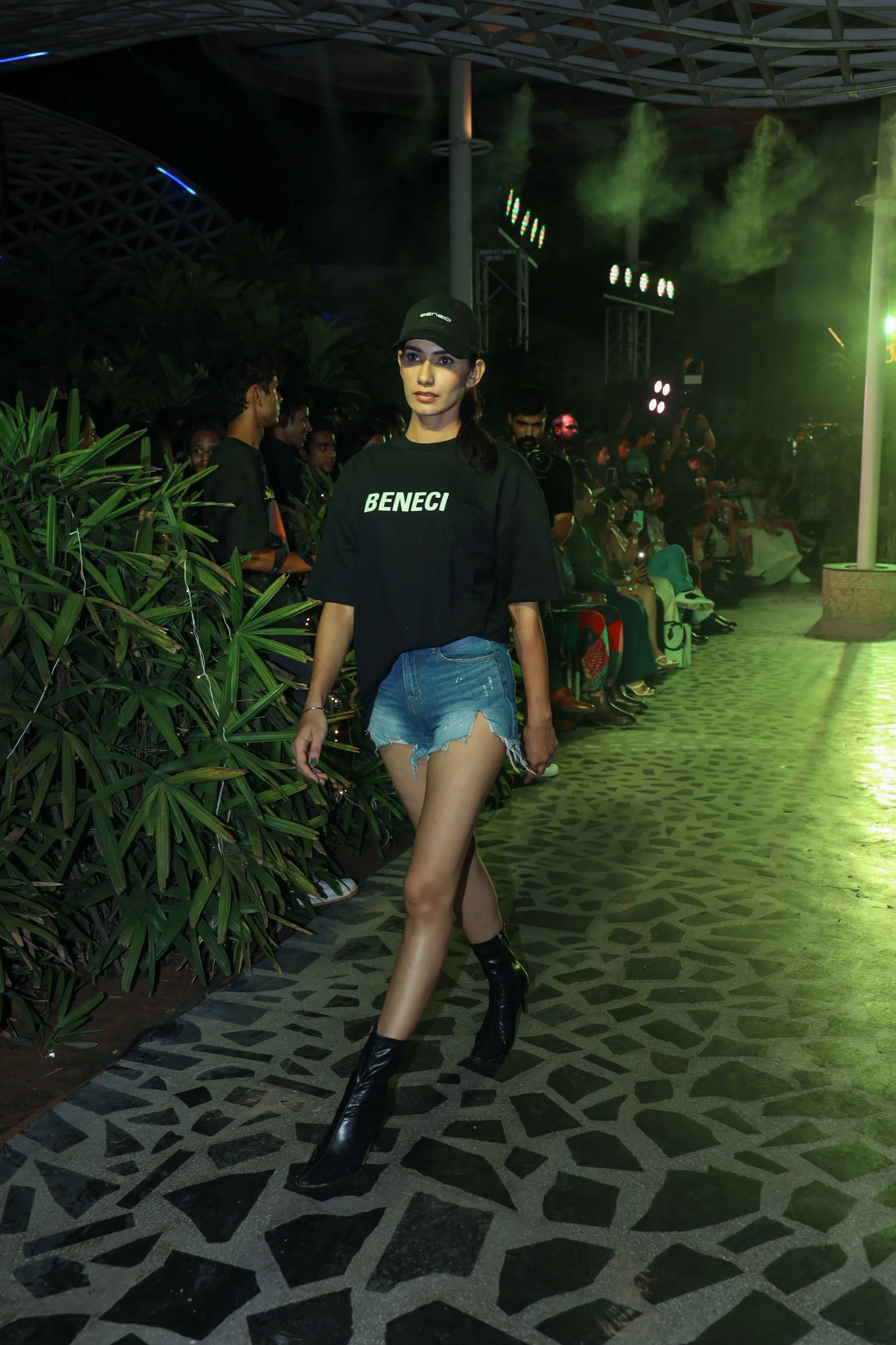 Model showcasing a couture gown at Luxe Legacy Show Season 1 in Jaipur