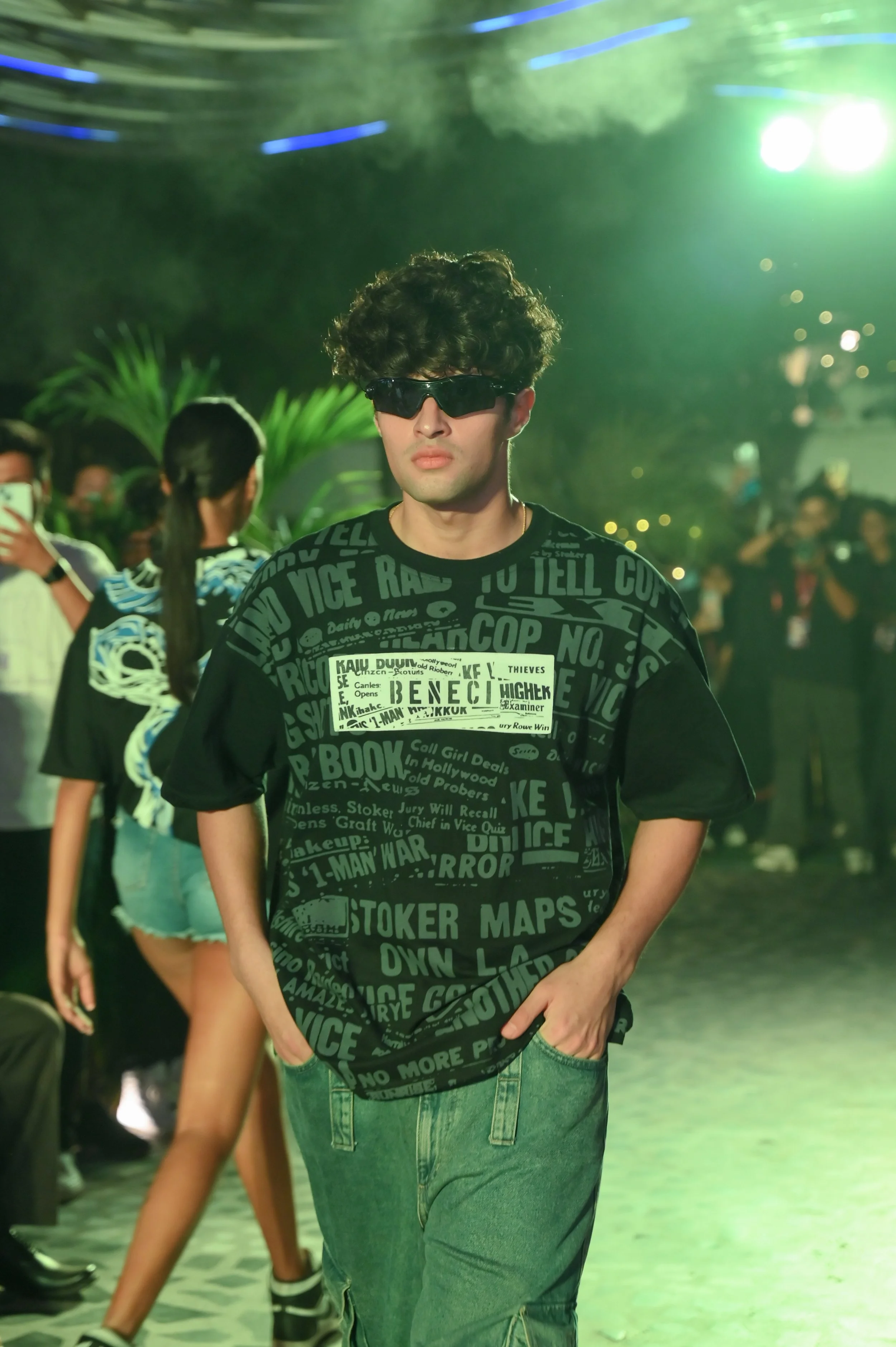 Model showcasing a couture gown at Luxe Legacy Show Season 1 in Jaipur