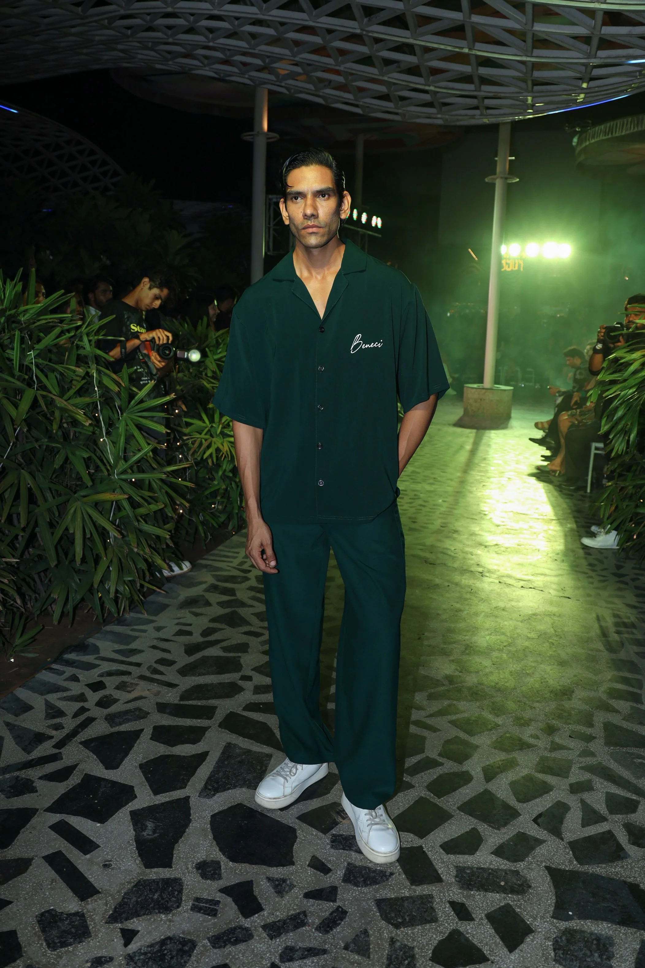 Model showcasing a couture gown at Luxe Legacy Show Season 1 in Jaipur