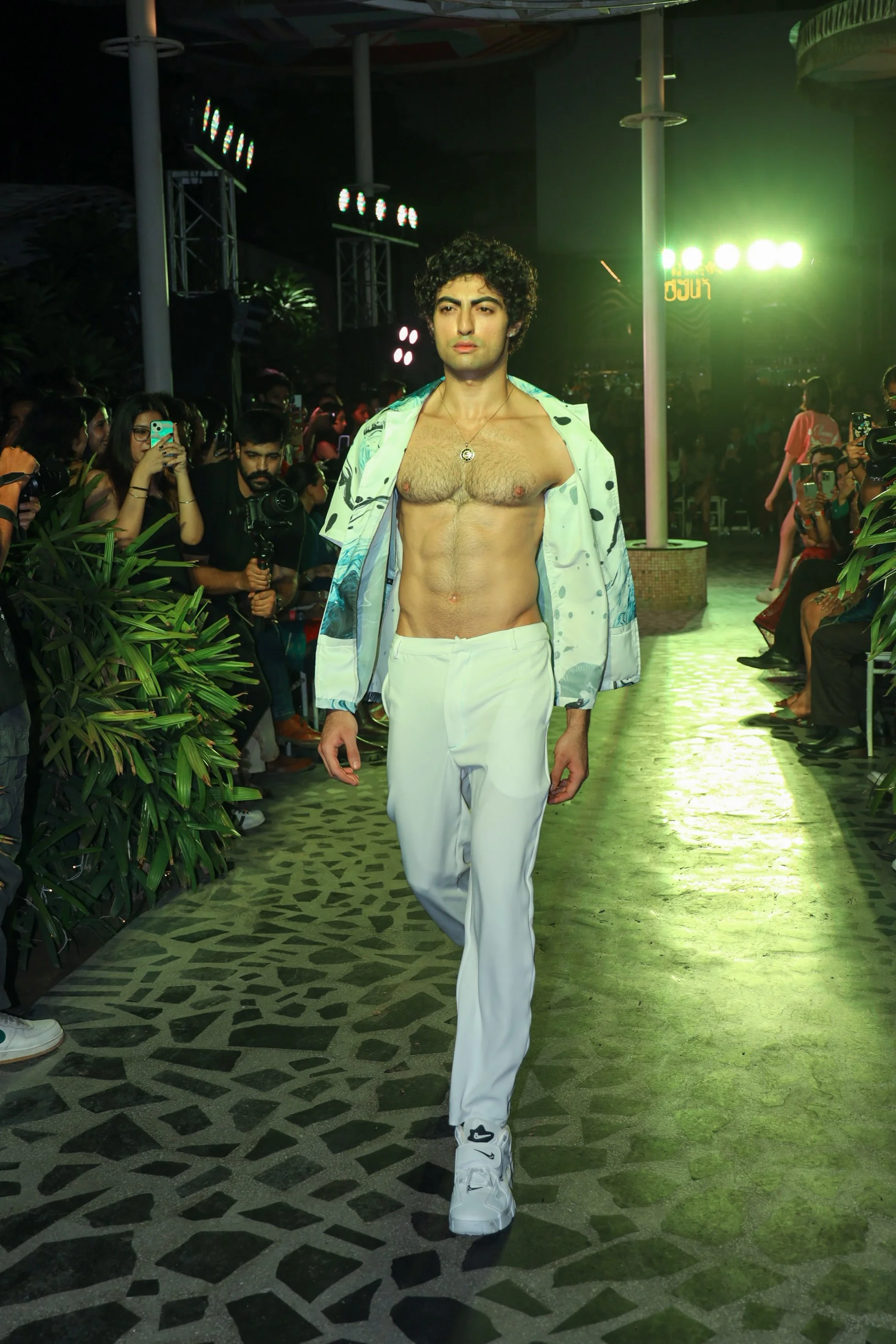 Model showcasing a couture gown at Luxe Legacy Show Season 1 in Jaipur