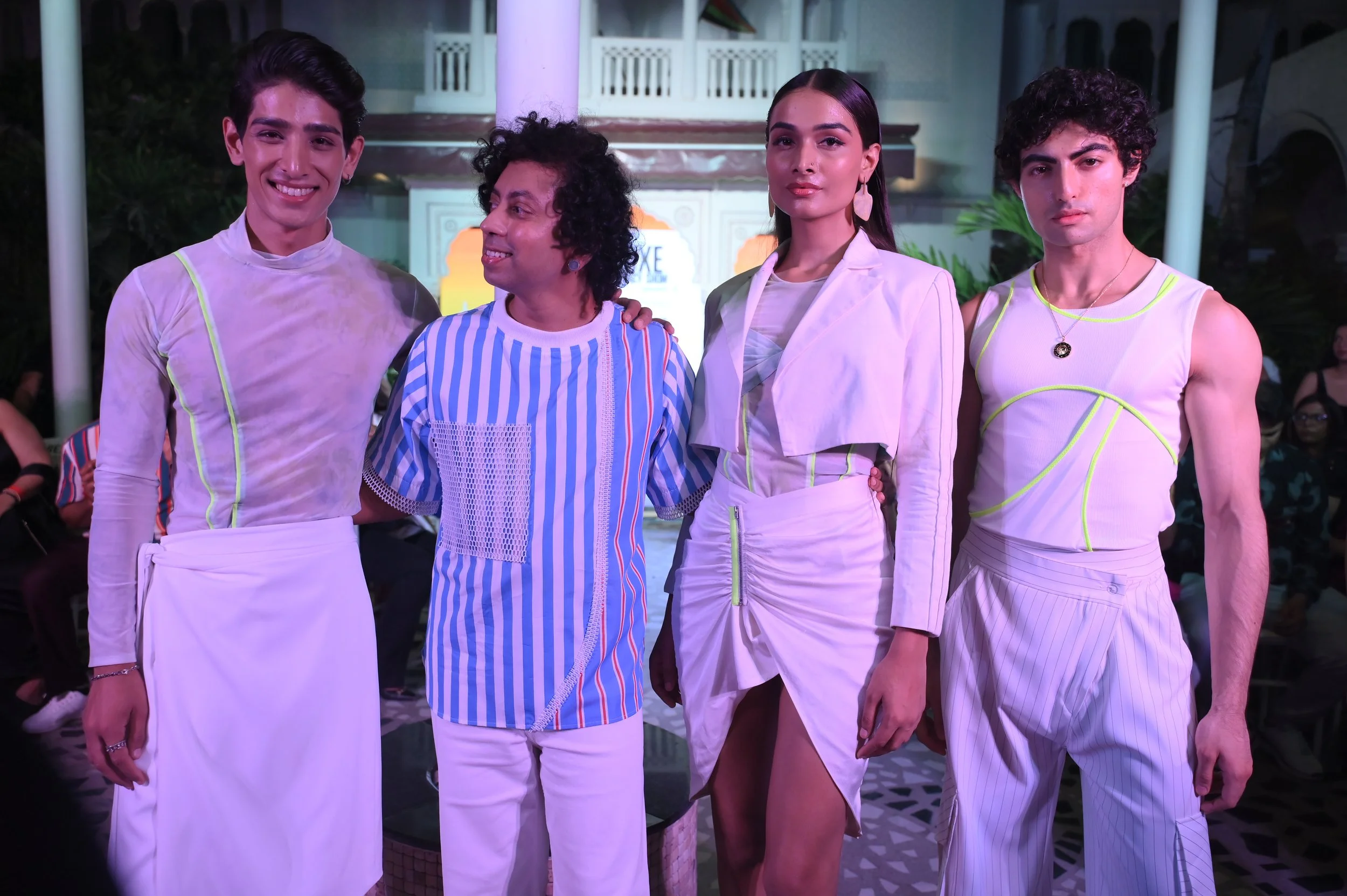 Gaurav Jagtiani unveiling his latest collection in Jaipur