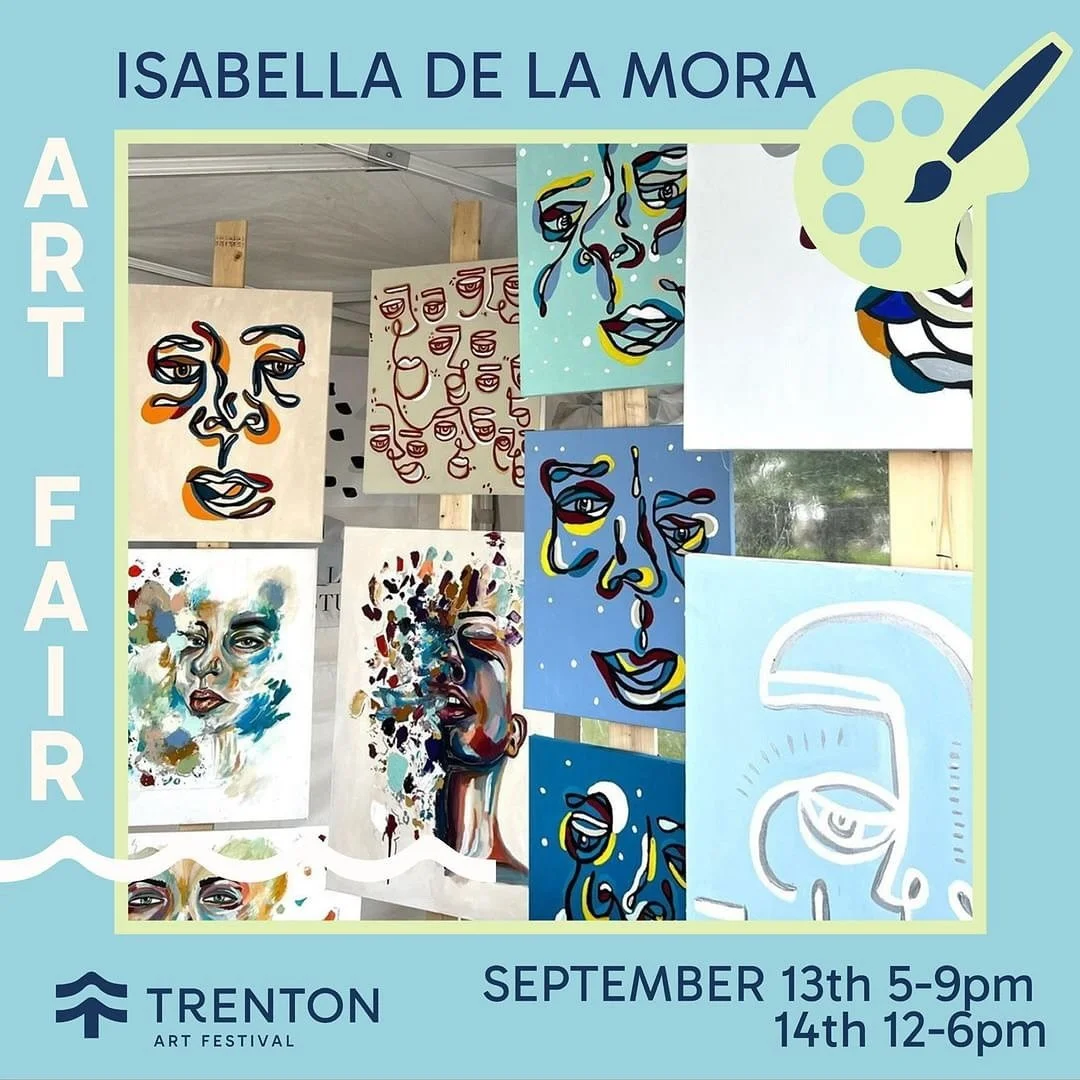 Hi friends!!! I will be a vendor at the Art Fair during the @trentonartfestival ! Come see my work September 13th+14th in Downtown Trenton! THE TRENTON ART FESTIVAL is a public art and mural festival founded and run by the Trenton Downtown Developmen