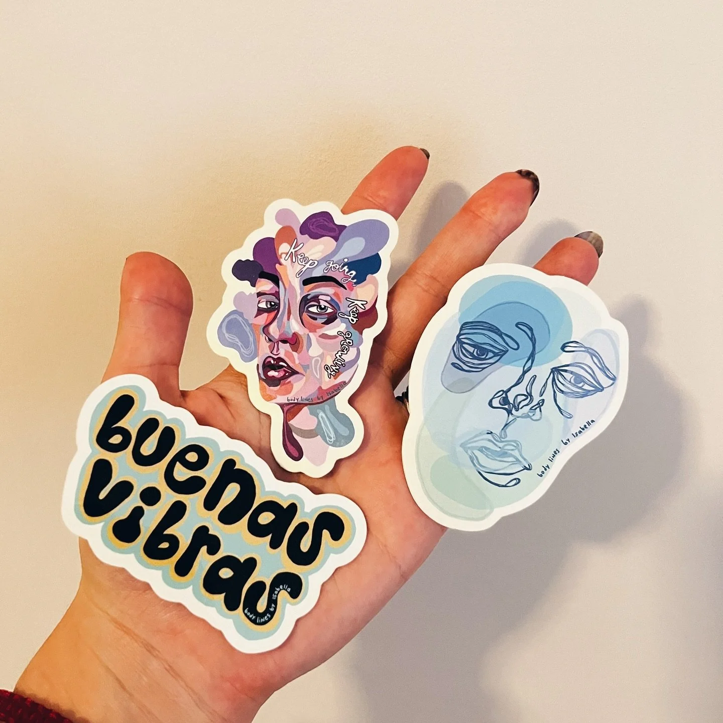 Do you really ever have too many stickers??? We don&rsquo;t think so! 💫👑🌞🌻🐚🌈🍉

.
.
.
.
.
.
.
.
.

#art #contemporaryart #mixedmedia #photography #paint #artist #artistsoninstagram #michiganart #michiganartist #acrylic #acrylicpainting #drawing