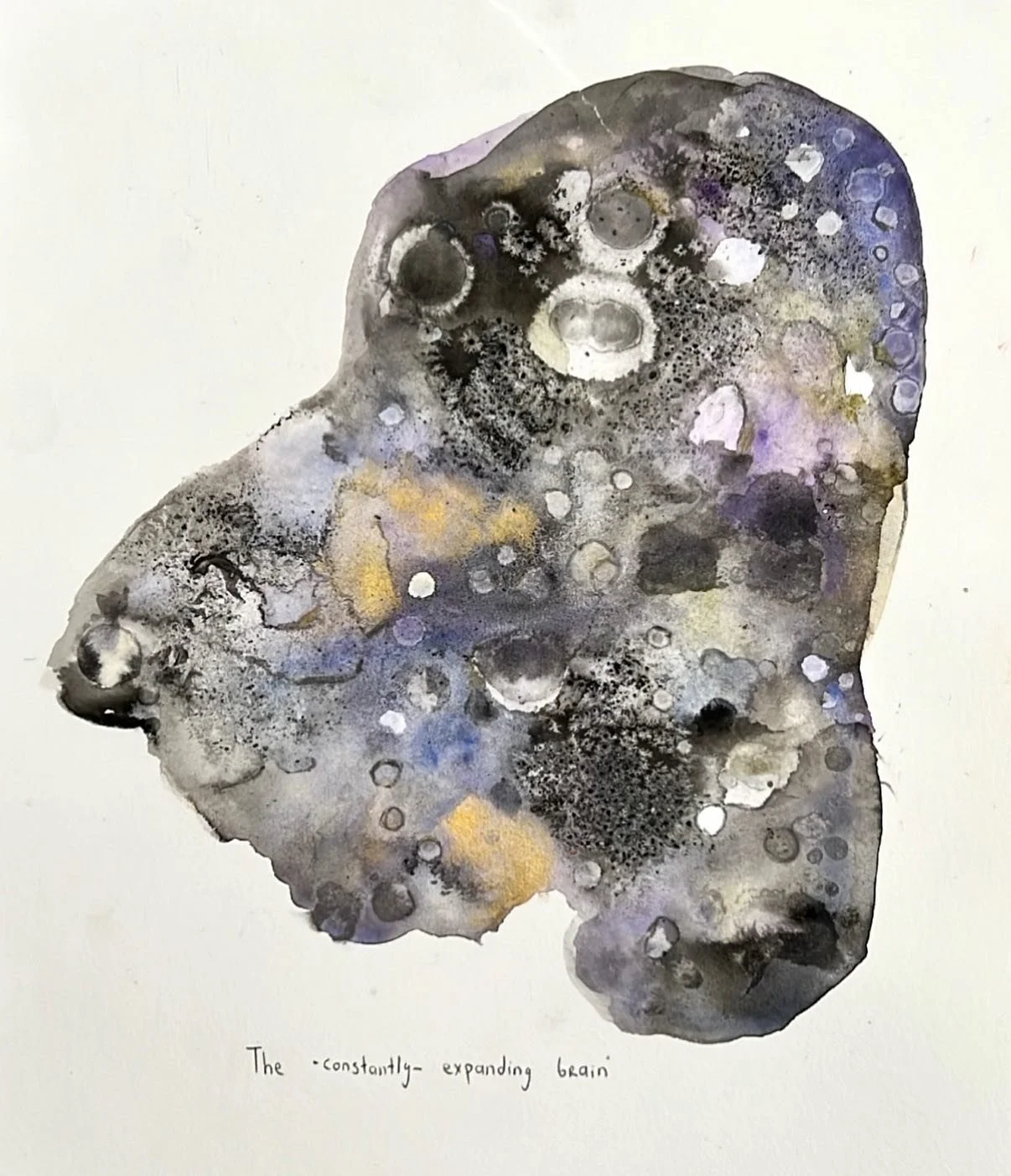 - The constantly expanding brain - studies on neuroplasticity and migration

.
.
.
.
.
.
.
#art #artist #contemporaryart #contemporaryartist #painting #mixedmedia #contemporarypainting #drawing #pencil #watercolor #ink