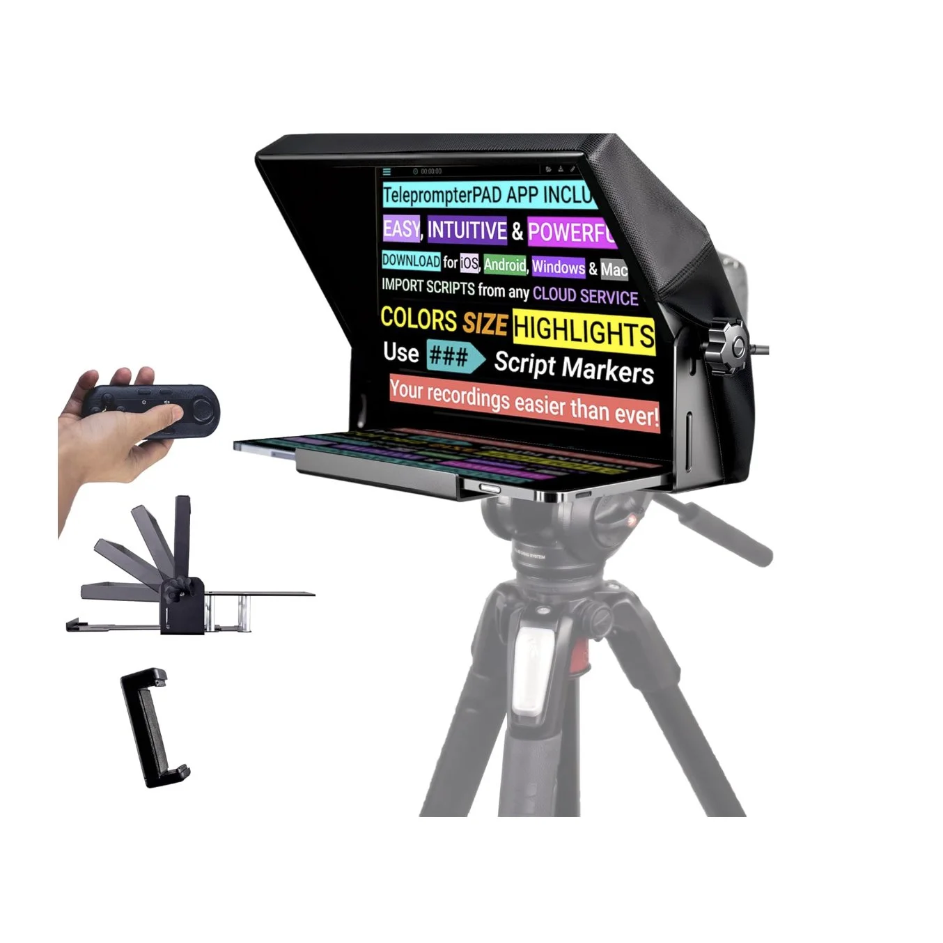 Autocue iLight PRO 12" teleprompter