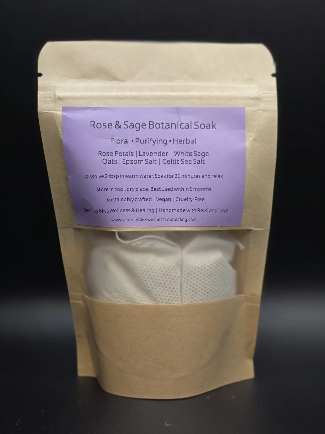 Rose & Sage Botanical Soak – Cleanse & Restore