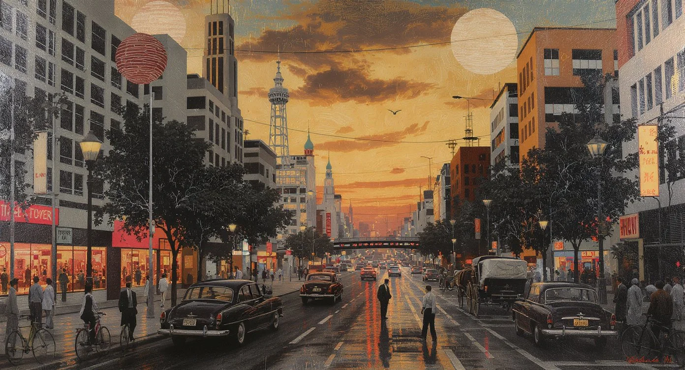 Default_A_surrealist_painting_at_dusk_depicts_a_busy_street_sc_7.jpeg
