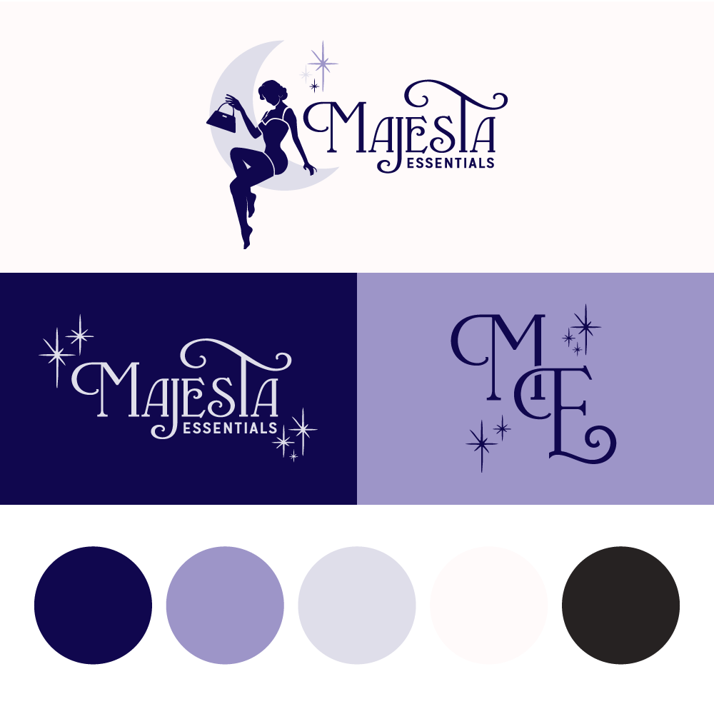 Design Inisial Brand Branding Design — Wildflower Creative Co.