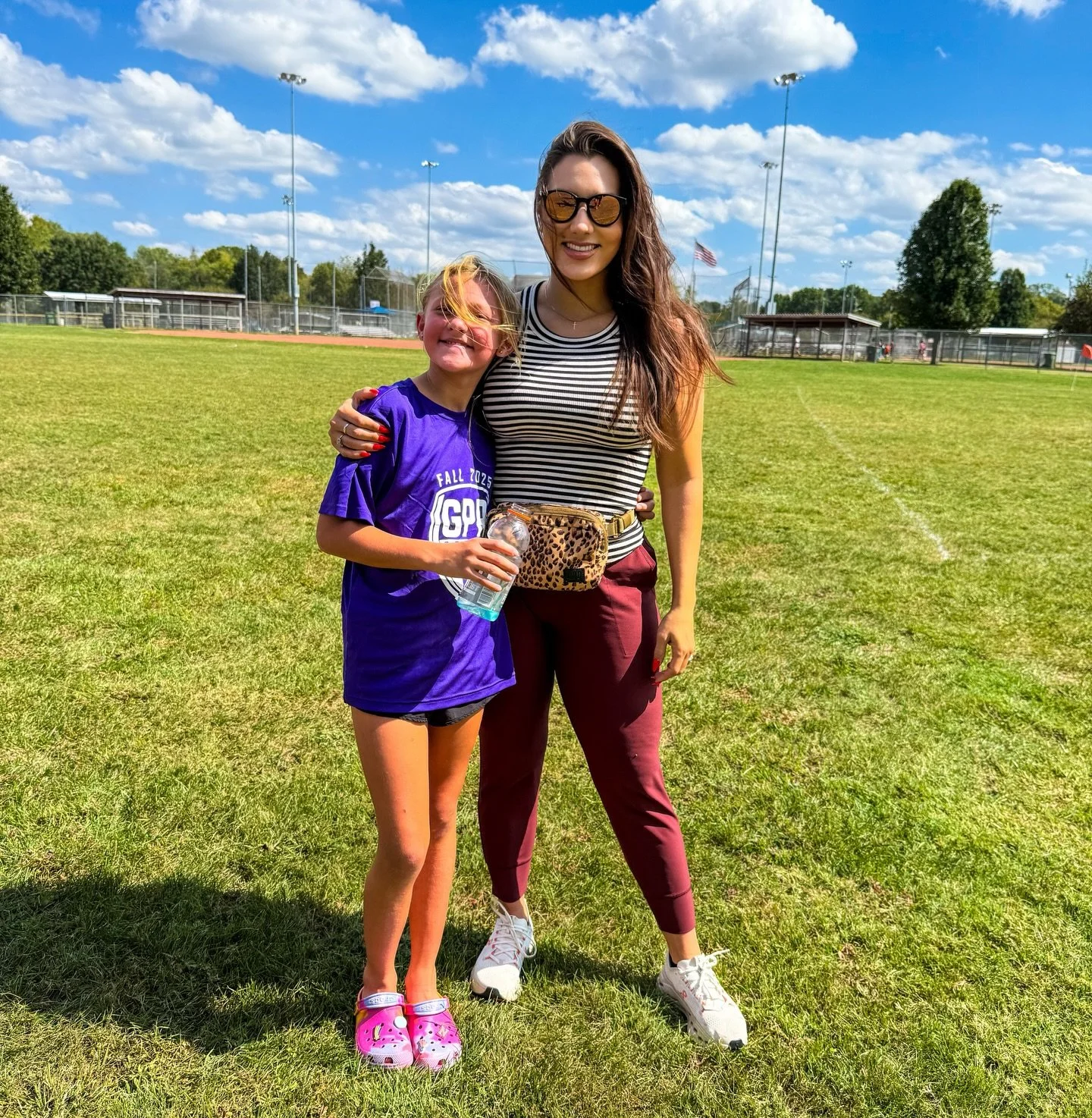 Proud 𝗦𝗢𝗖𝗖𝗘𝗥 𝐌⚽️𝐌 &mdash;&gt; This morning Nora scored THREE goals helping the purple team secure a huge #win

P.S. she&rsquo;s number 7 just like her mom 🙋🏻&zwj;♀️💜