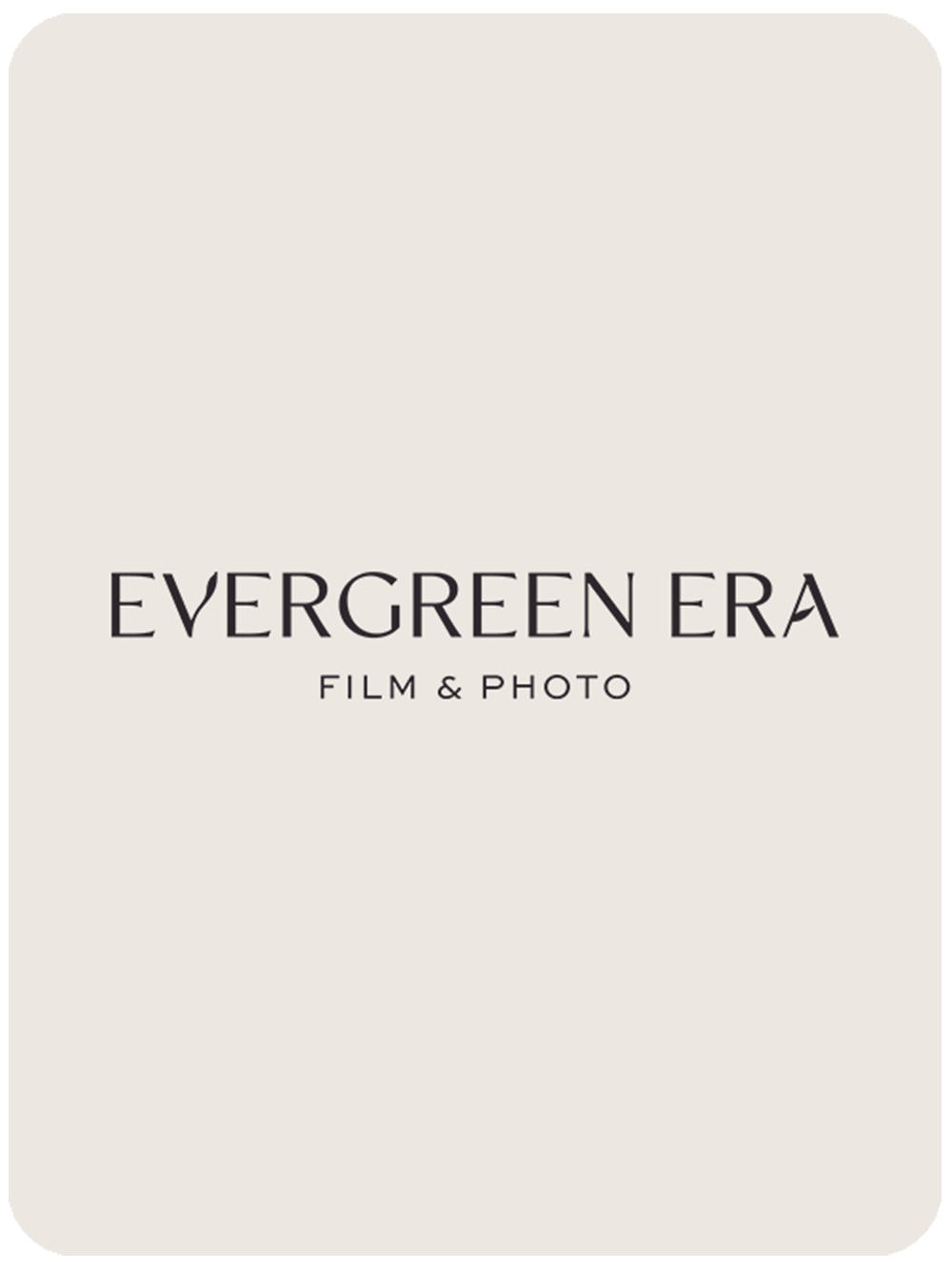 Evergreen Era Film & Photo Primary Logo