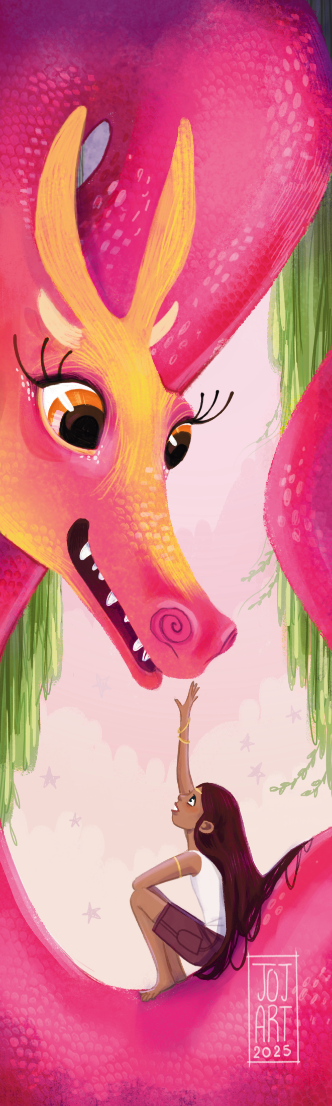 Illustrazione "Drago" - segnalibro
