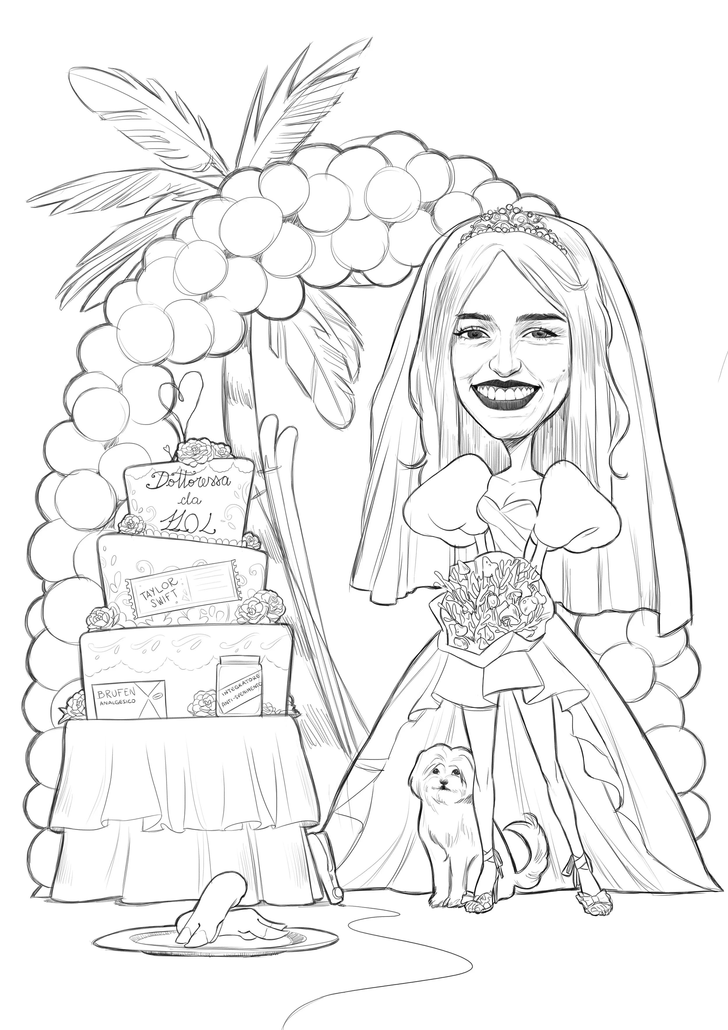 Caricatura di laurea