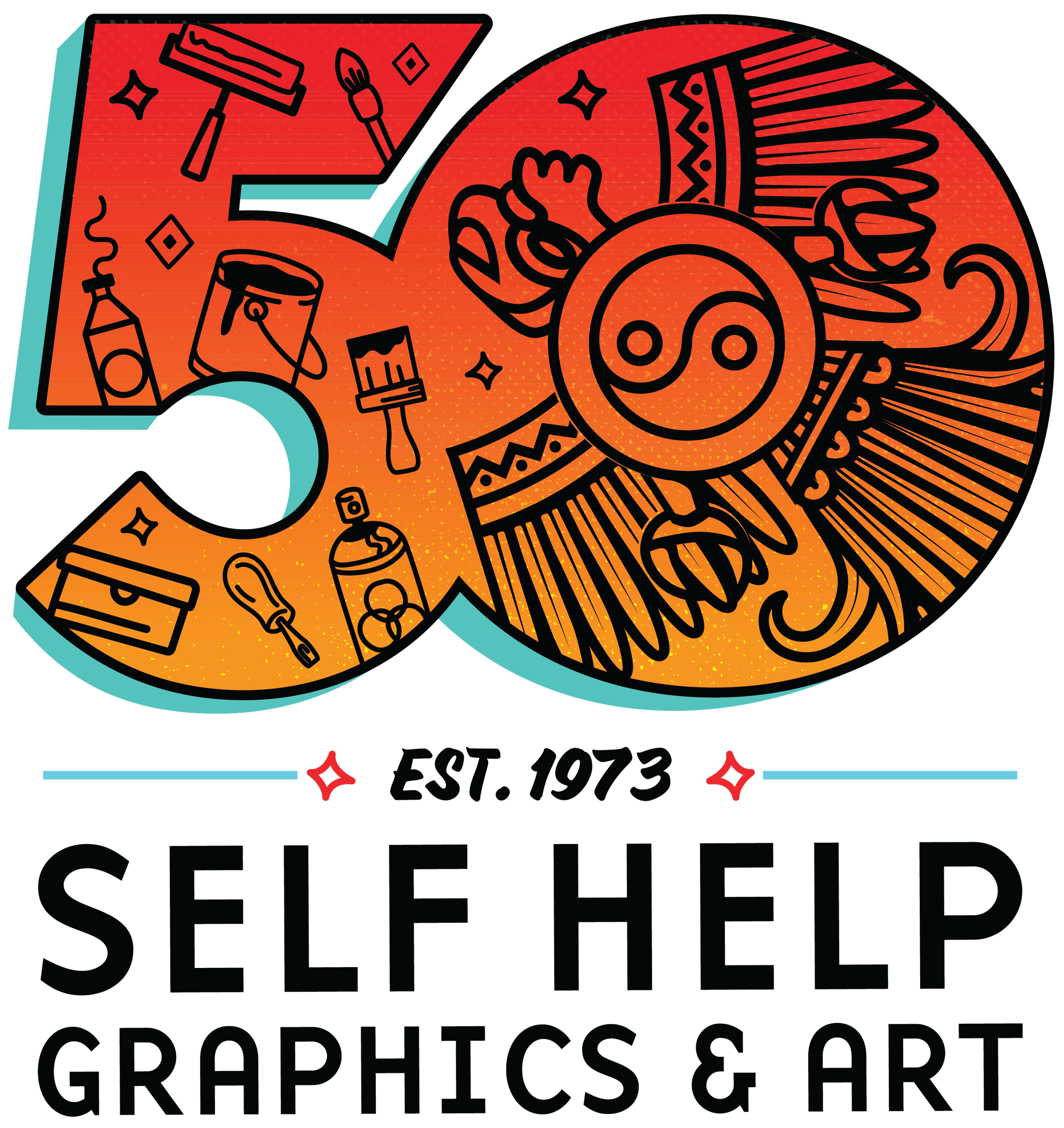 SHG&A 50th anniversary logo