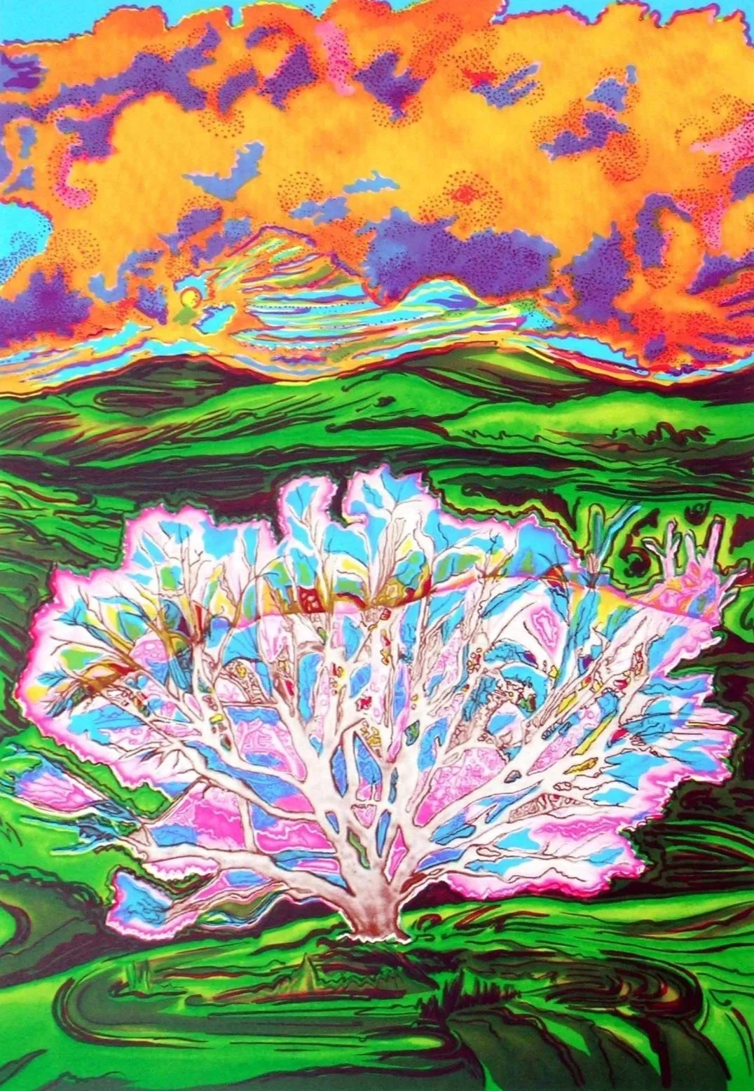 Art Piece: Electric Landscape by Linda Vallejo