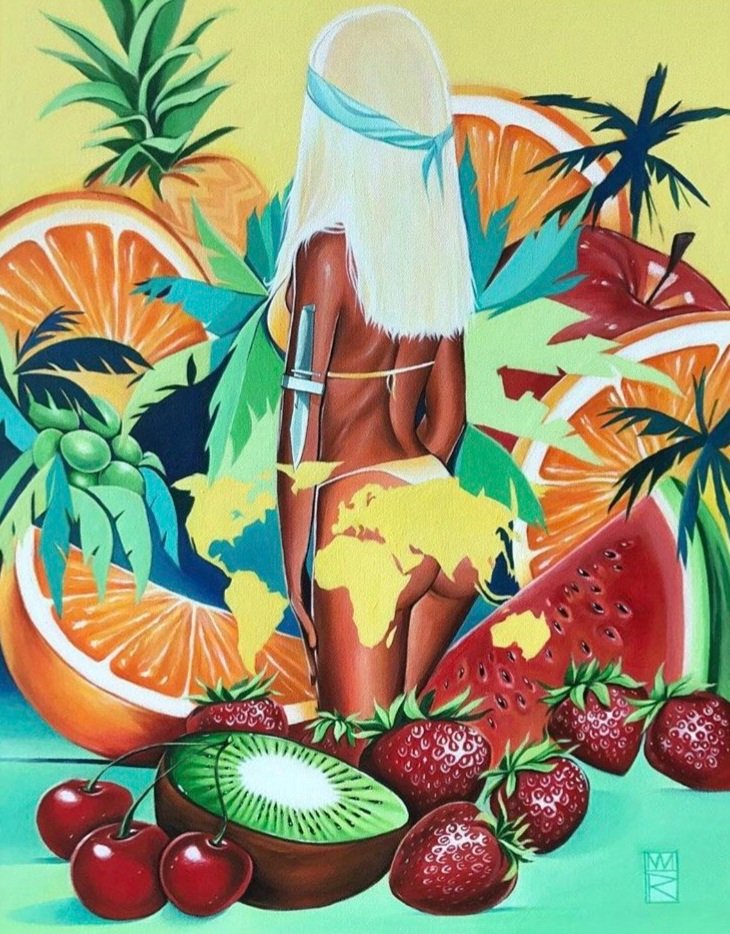 OASIS, Acrylic on Canvas,
24 x 36
