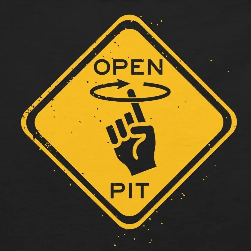 Open Circle Pit Warning - Unisex Shirt