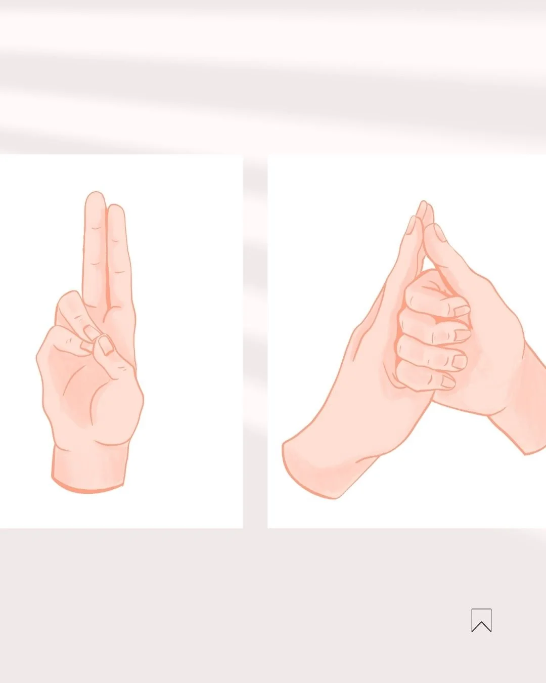 Mains de Yoga / Mudras pour une application
