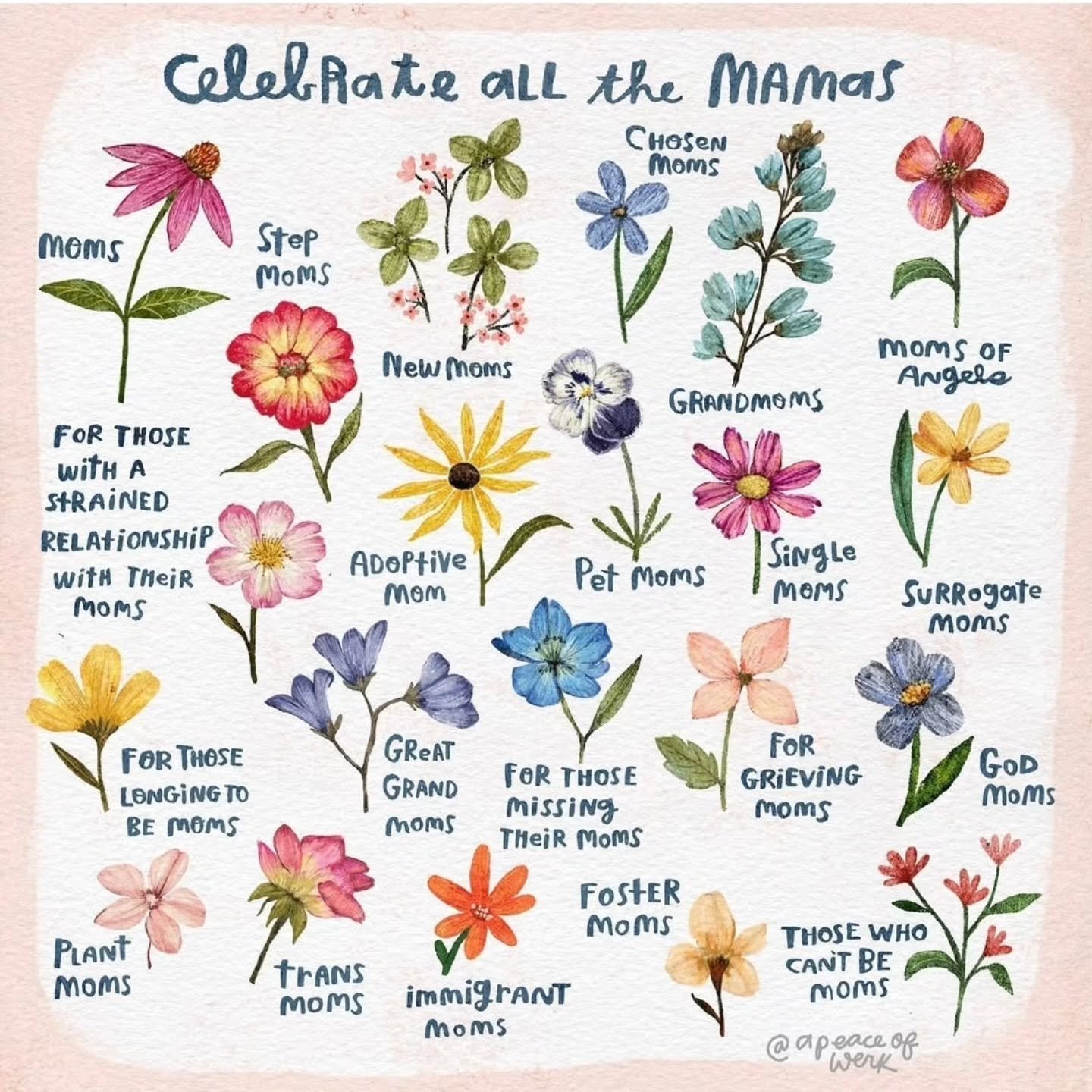 To every kind of mama out there❤️
#MothersDay #AllTheMamas #HappyMothersDay