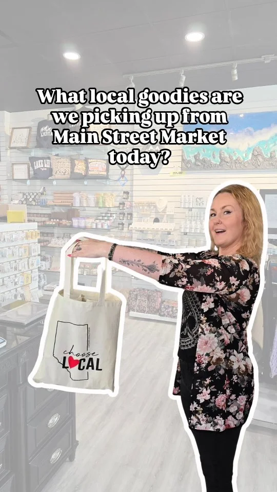 What’s in the bag? Just a few standout picks from some of Alberta’s best makers found at @mainstreetmarket.ca
Featuring
@shop.urbanplants
@burbabyco
@erickson.farms
@drops.of.gratitude
@enjoy_salted
And that’s just a small taste.