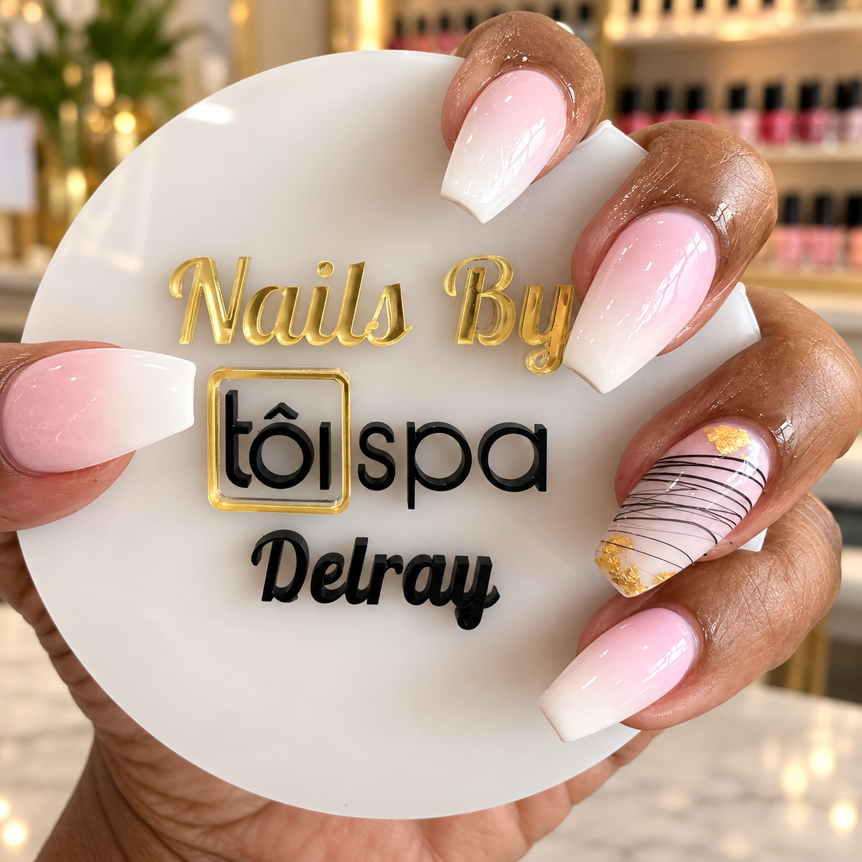 Personalized Nail Tech Photo Prop