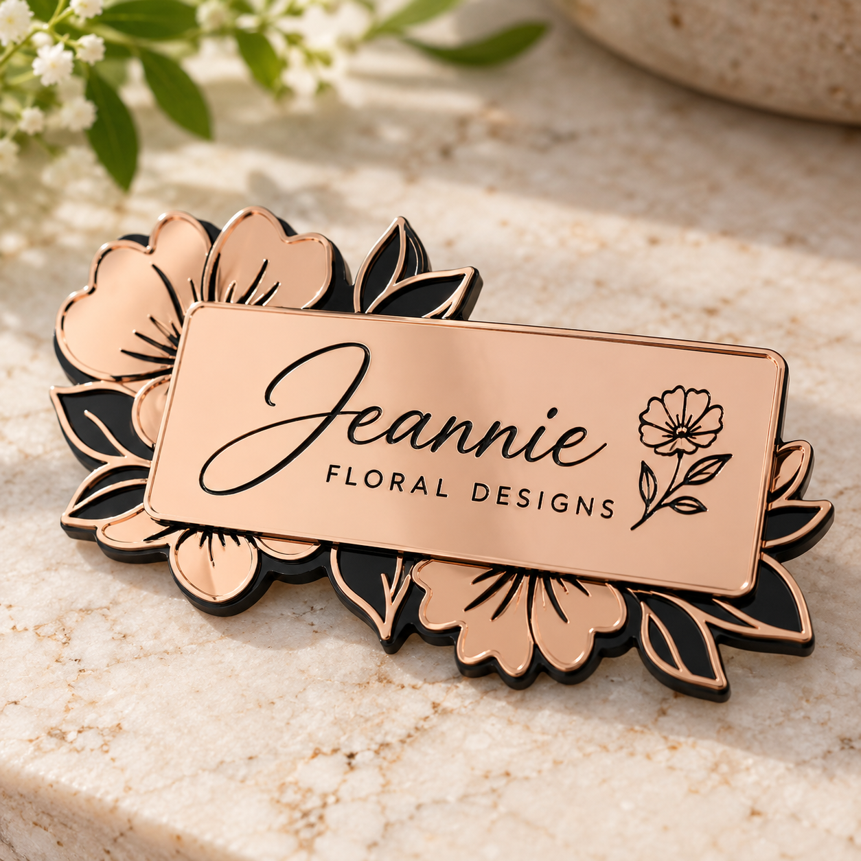 Custom Acrylic Magnetic Name Badge