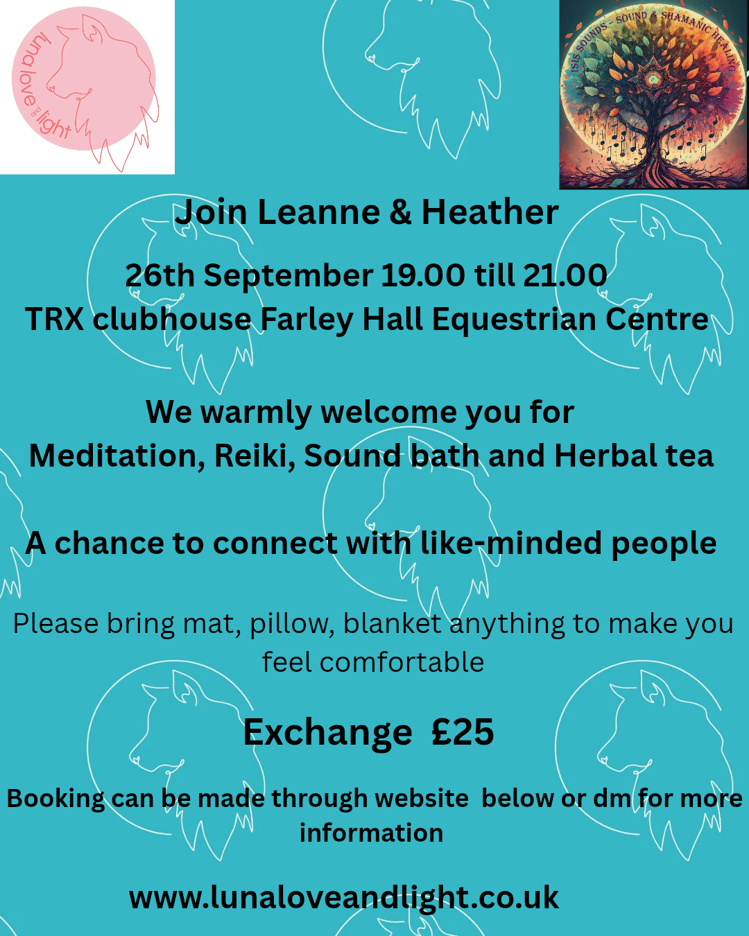 Reiki and sound bath evening