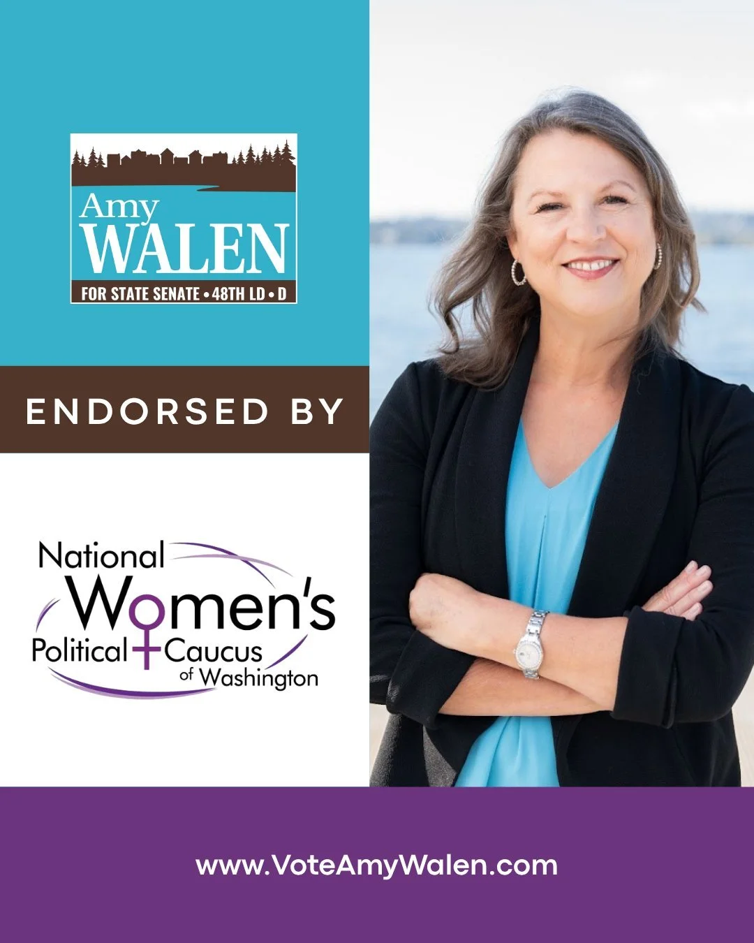 I am thrilled to announce that I’ve been endorsed by the National Women's Political Caucus of Washington @nwpcwa! 
 
NWPC-WA’s mission to increase the number of women in government offices through education, mentorship, and support resona