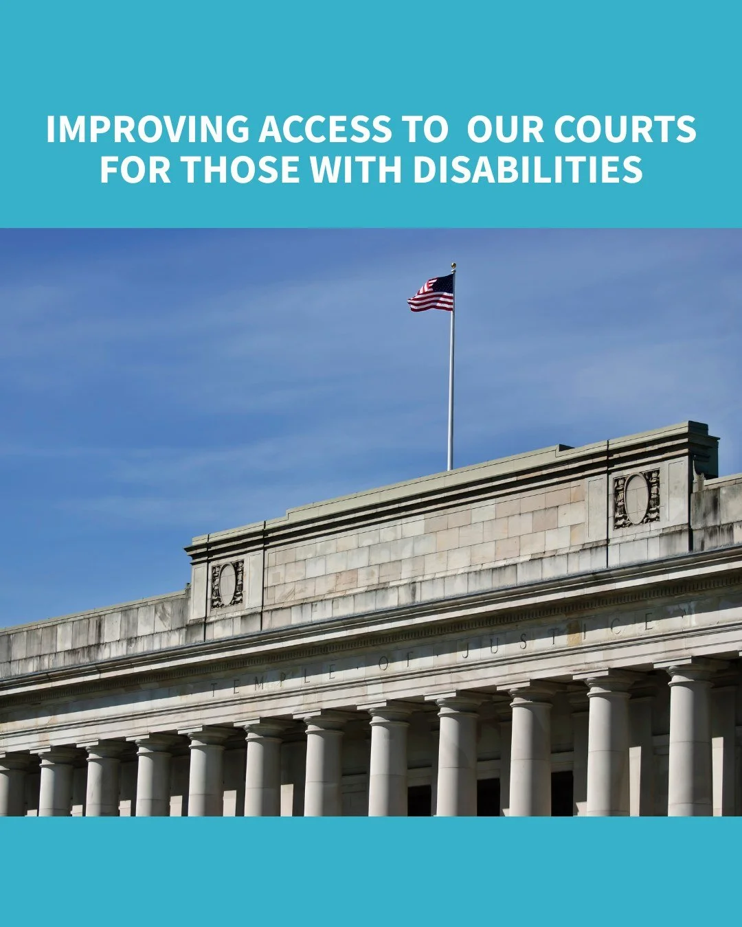 Washington State conducted a major study that looked at the experiences of people with disabilities through our legal system. This was the first study of its kind in the nation, and resulted in a 600-page report that identified barriers to access for