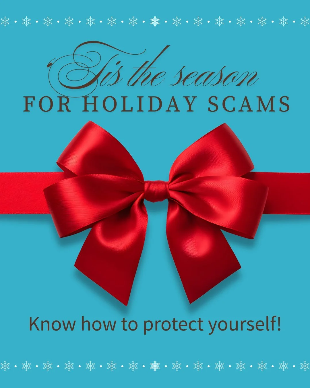 As Chair of the House Consumer Protection &amp; Business Committee, I know the holidays bring a surge in scams targeting our online shopping, charitable donations, travel plans, and even package deliveries. Here are a few common scams to watch for &m
